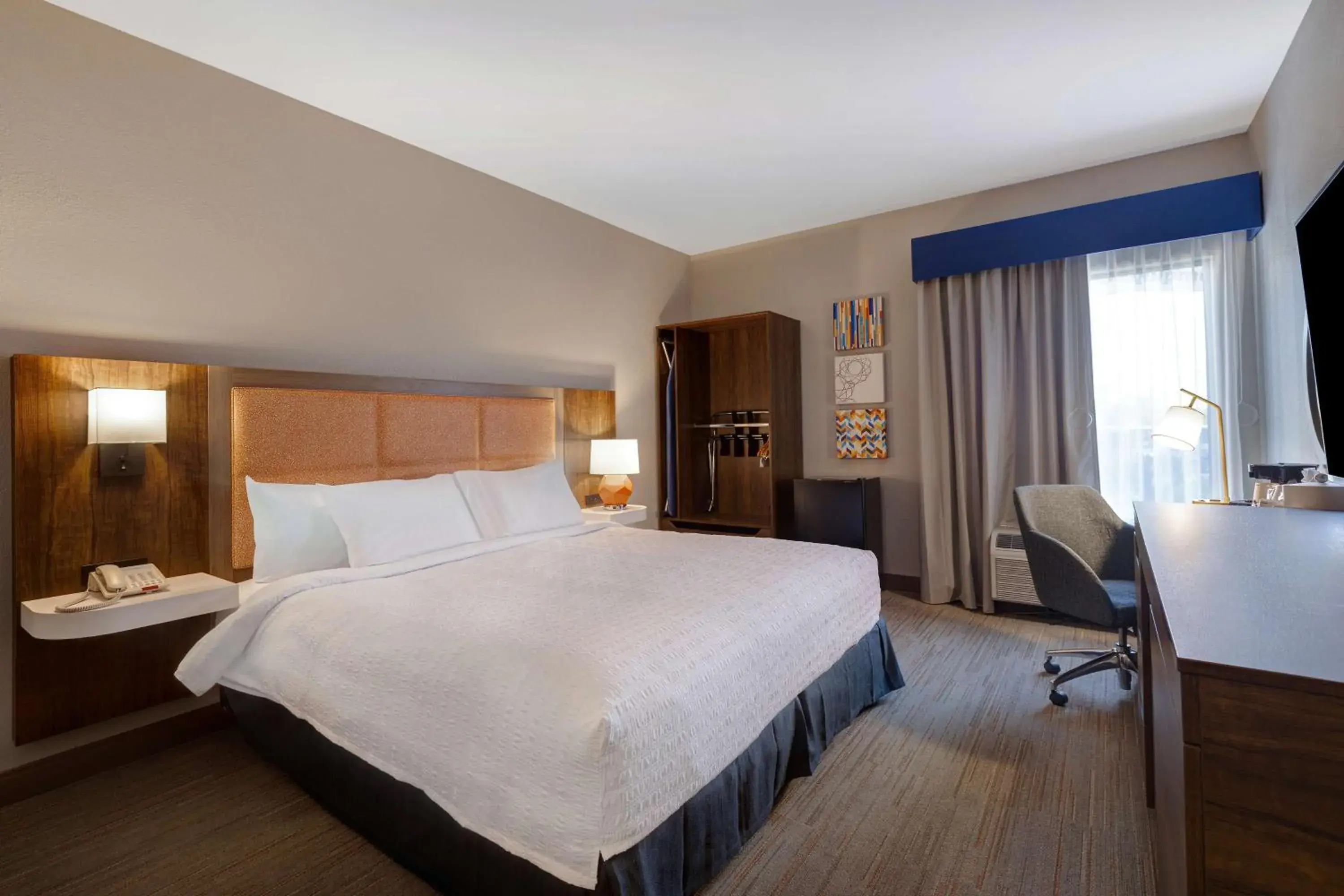 King Room with Accessible Tub - Mobility and Hearing Access/Non-Smoking in Hampton Inn by Hilton in Hot Springs, Arkansas King Room with Accessible Tub - Mobility and Hearing Access/Non-Smoking in Hampton Inn by Hilton in Hot Springs, Arkansas