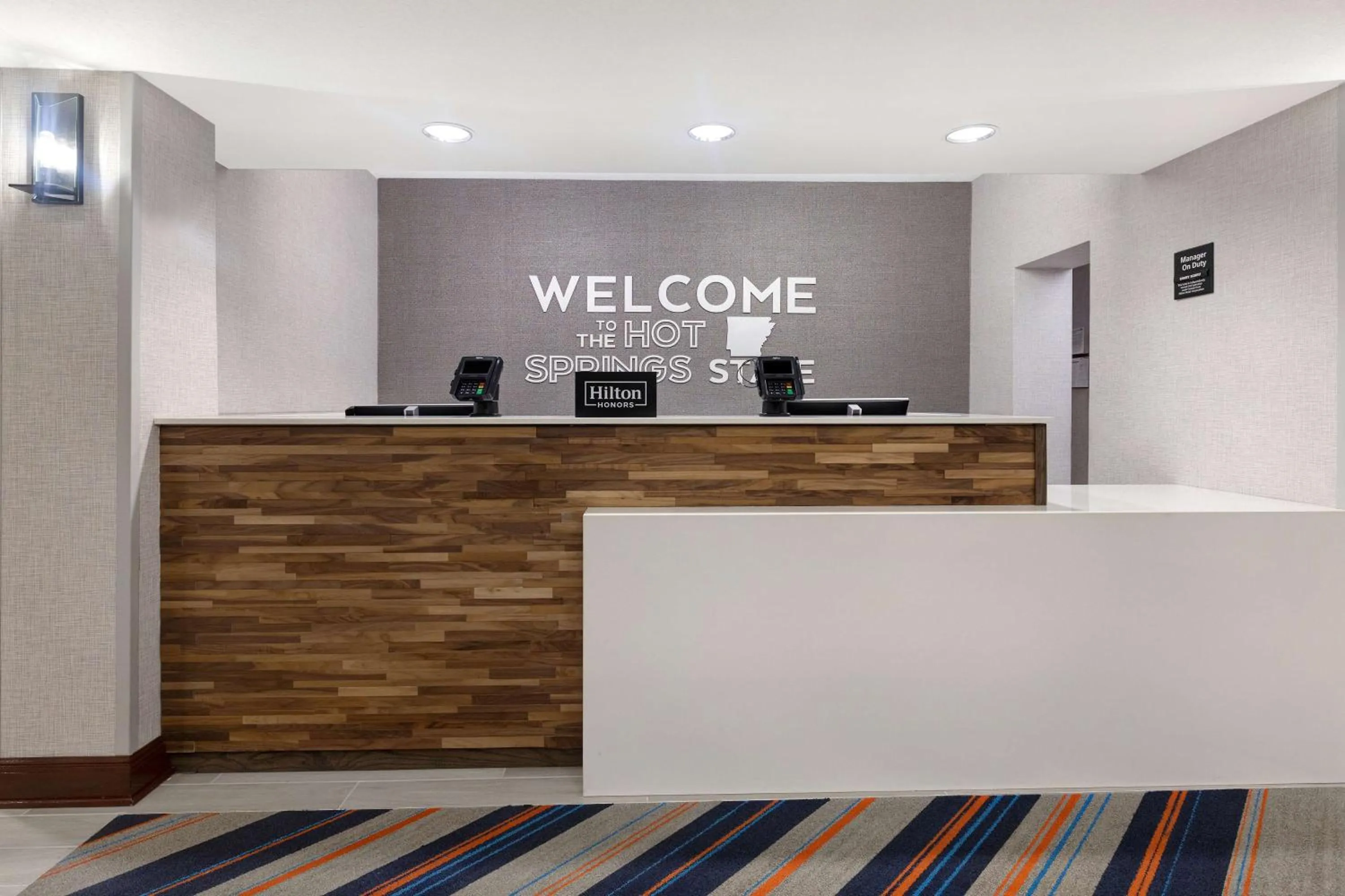Lobby or reception in Hampton Inn by Hilton in Hot Springs, Arkansas
