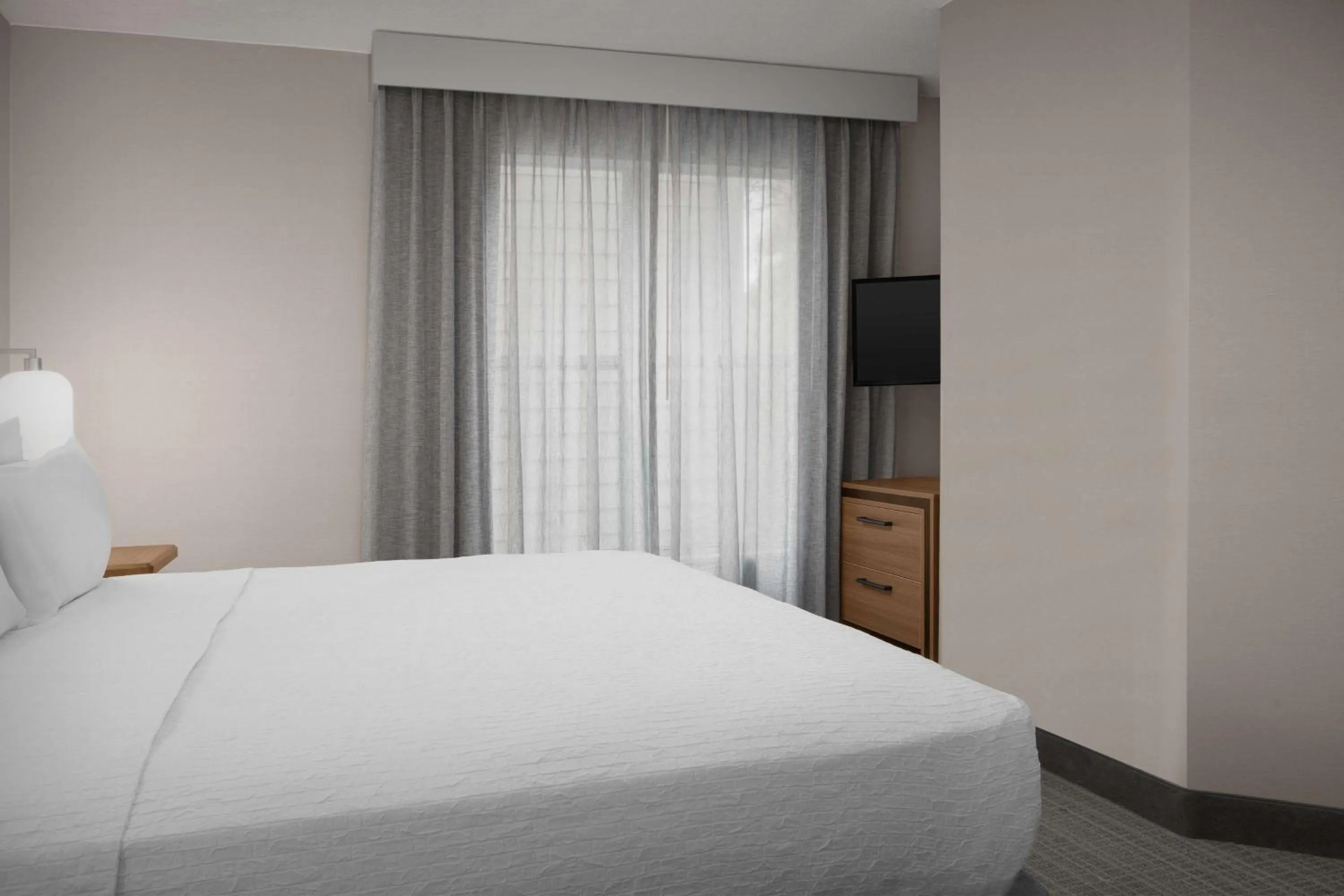 Bed in Homewood Suites by Hilton Alexandria