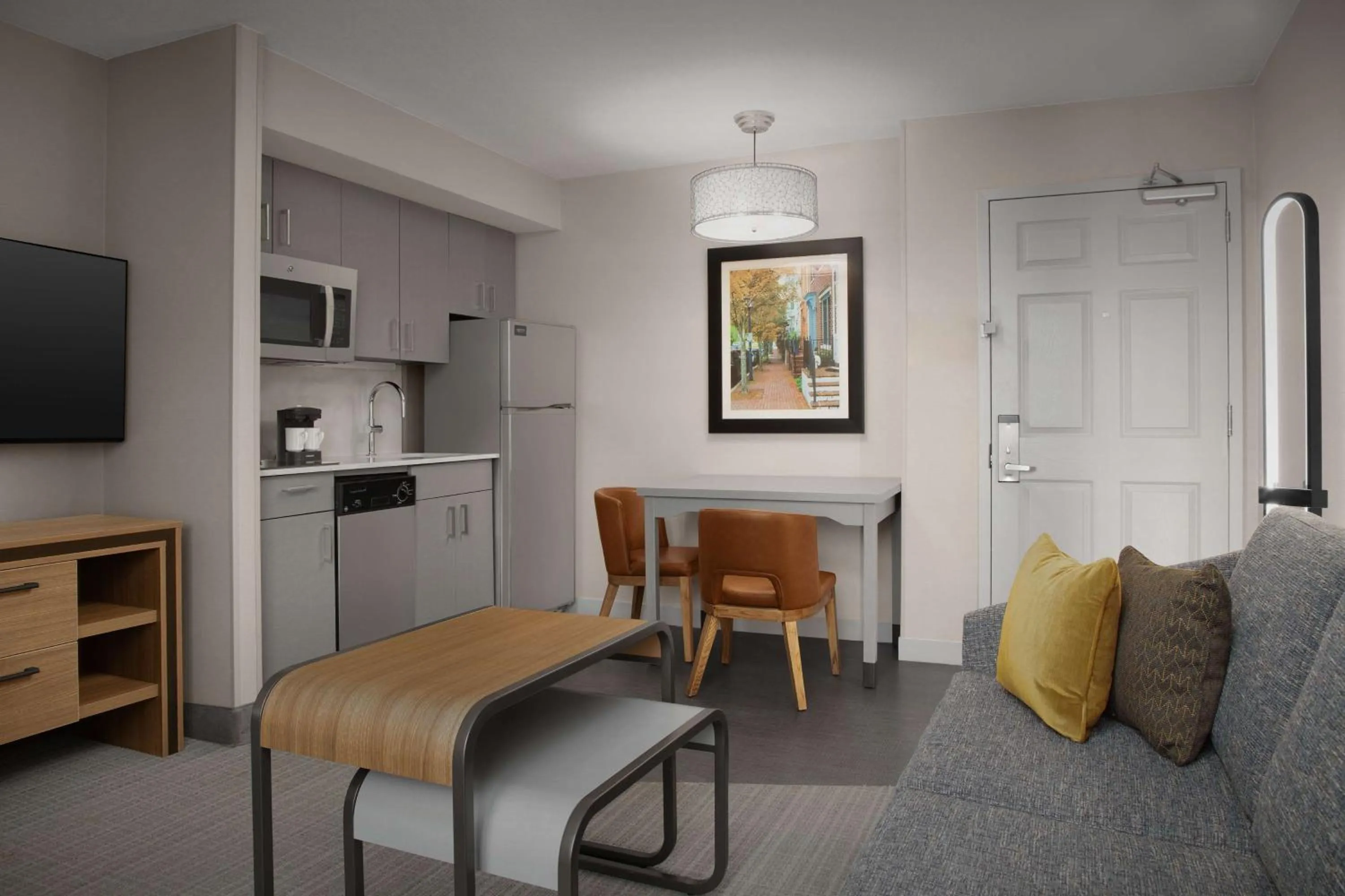 Kitchen or kitchenette in Homewood Suites by Hilton Alexandria