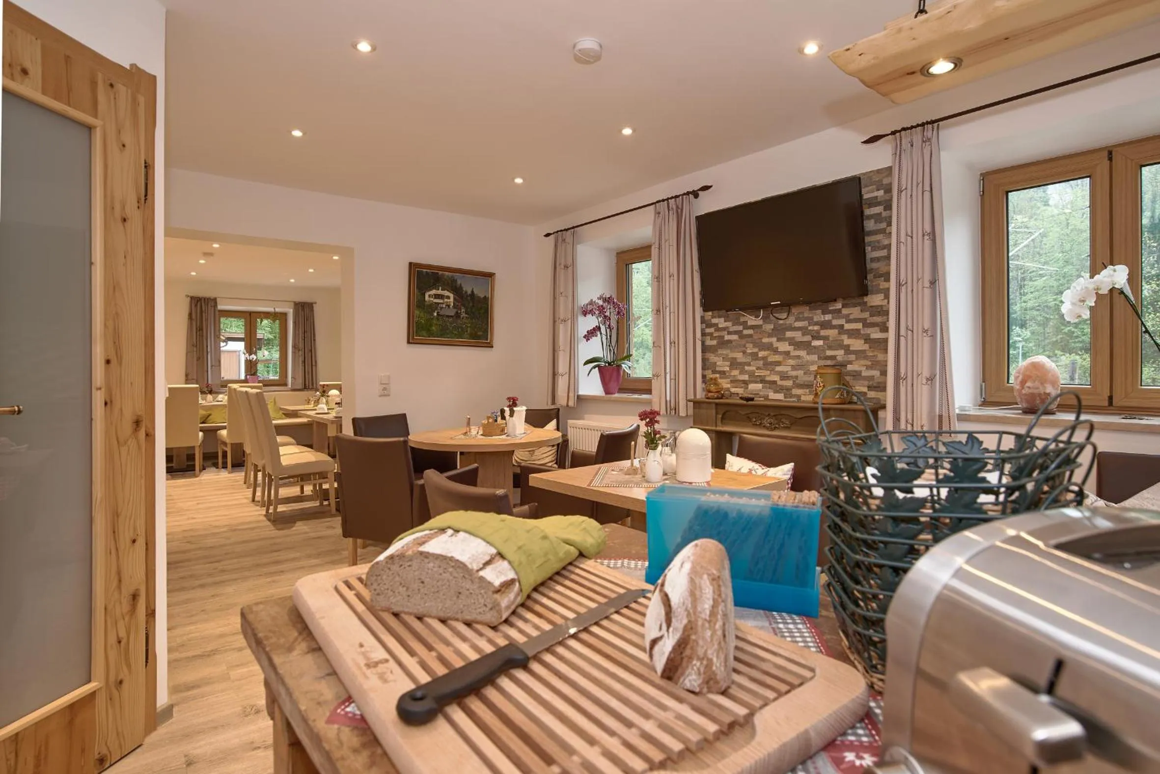 Seating area in Gästehaus Achental