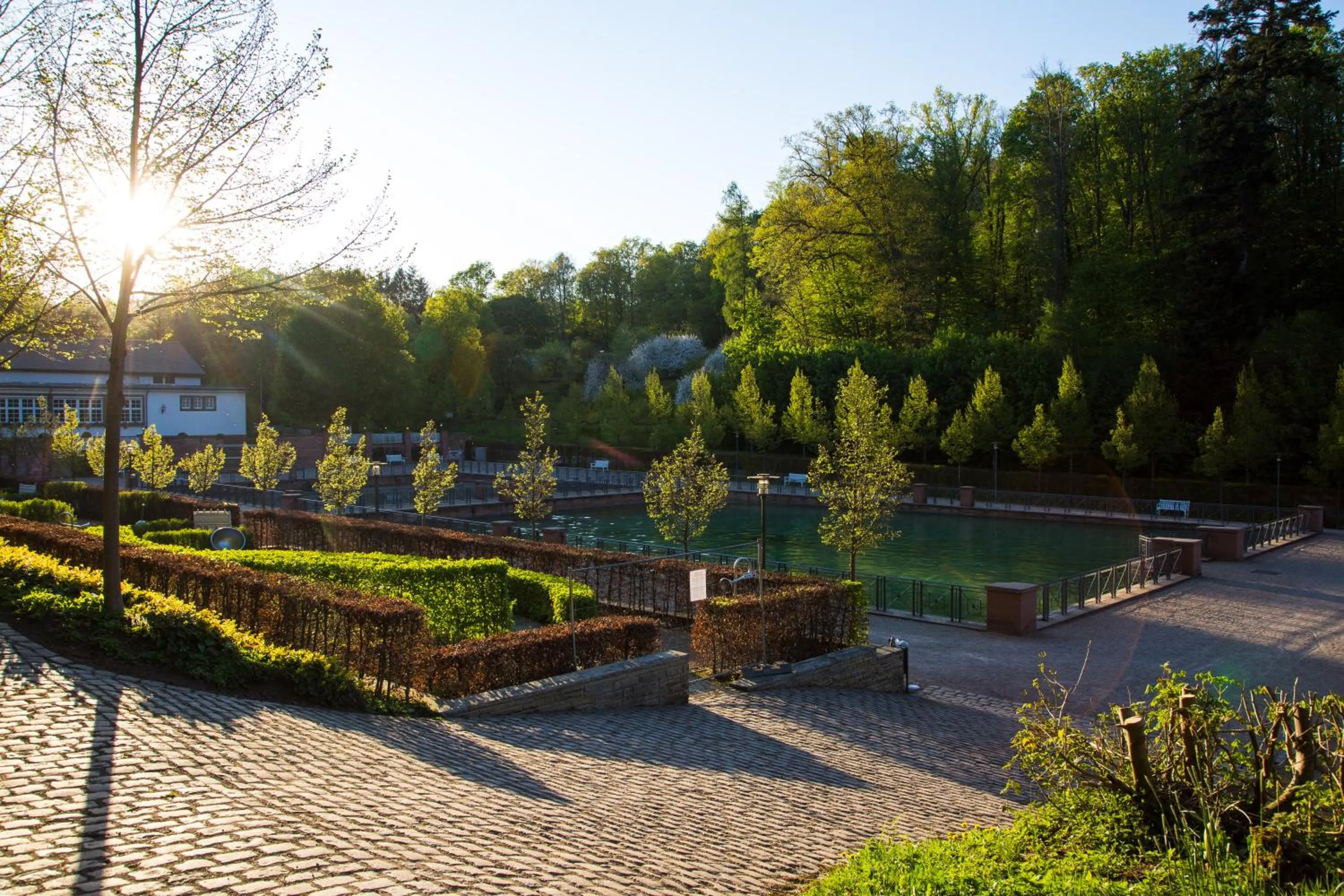 Garden in Romantik Hotel Landschloss Fasanerie
