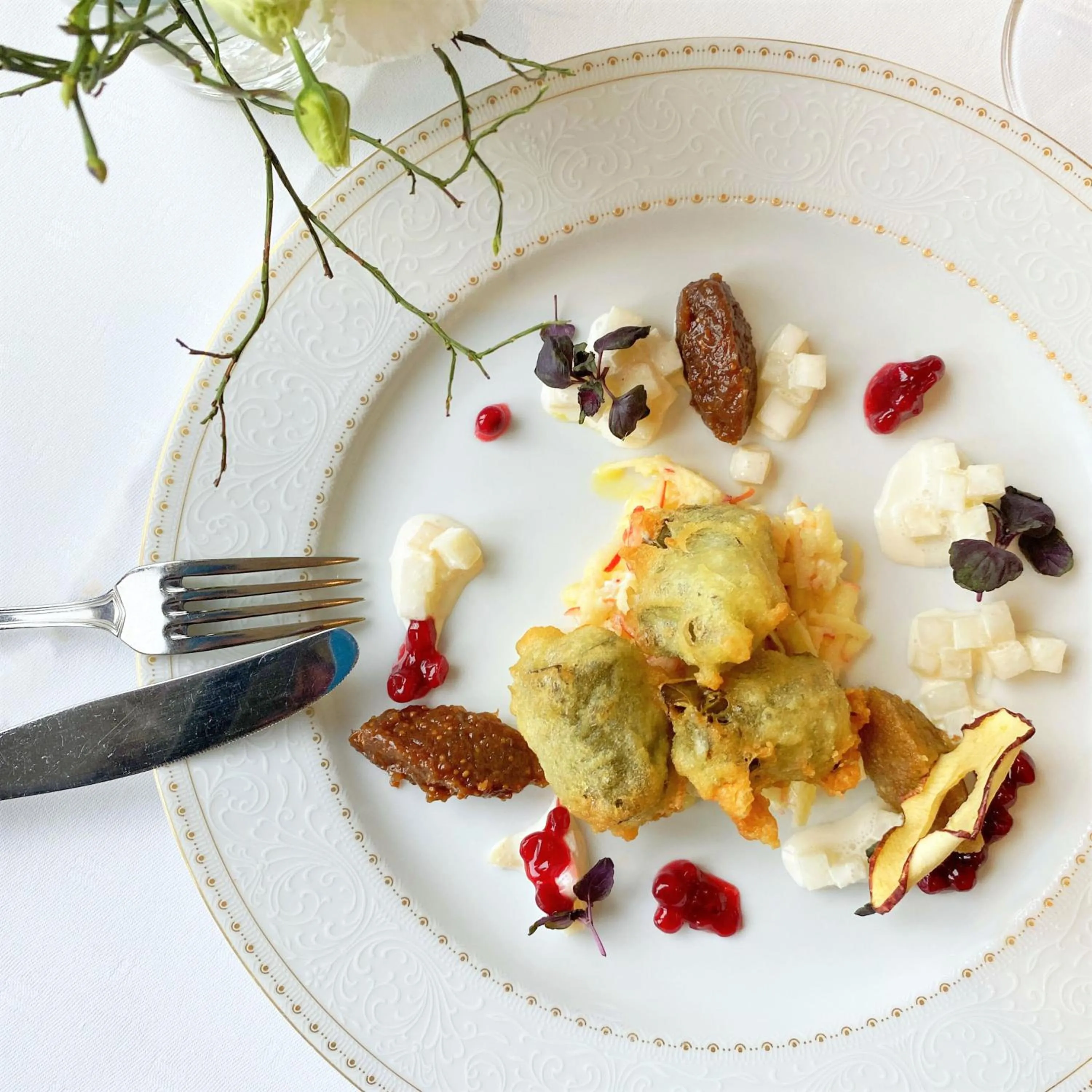 Food in Romantik Hotel Landschloss Fasanerie