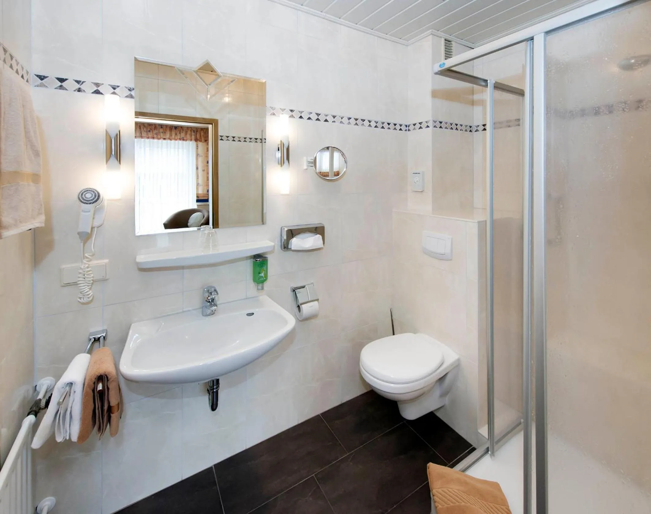 Bathroom in Bio-Hotel Melter