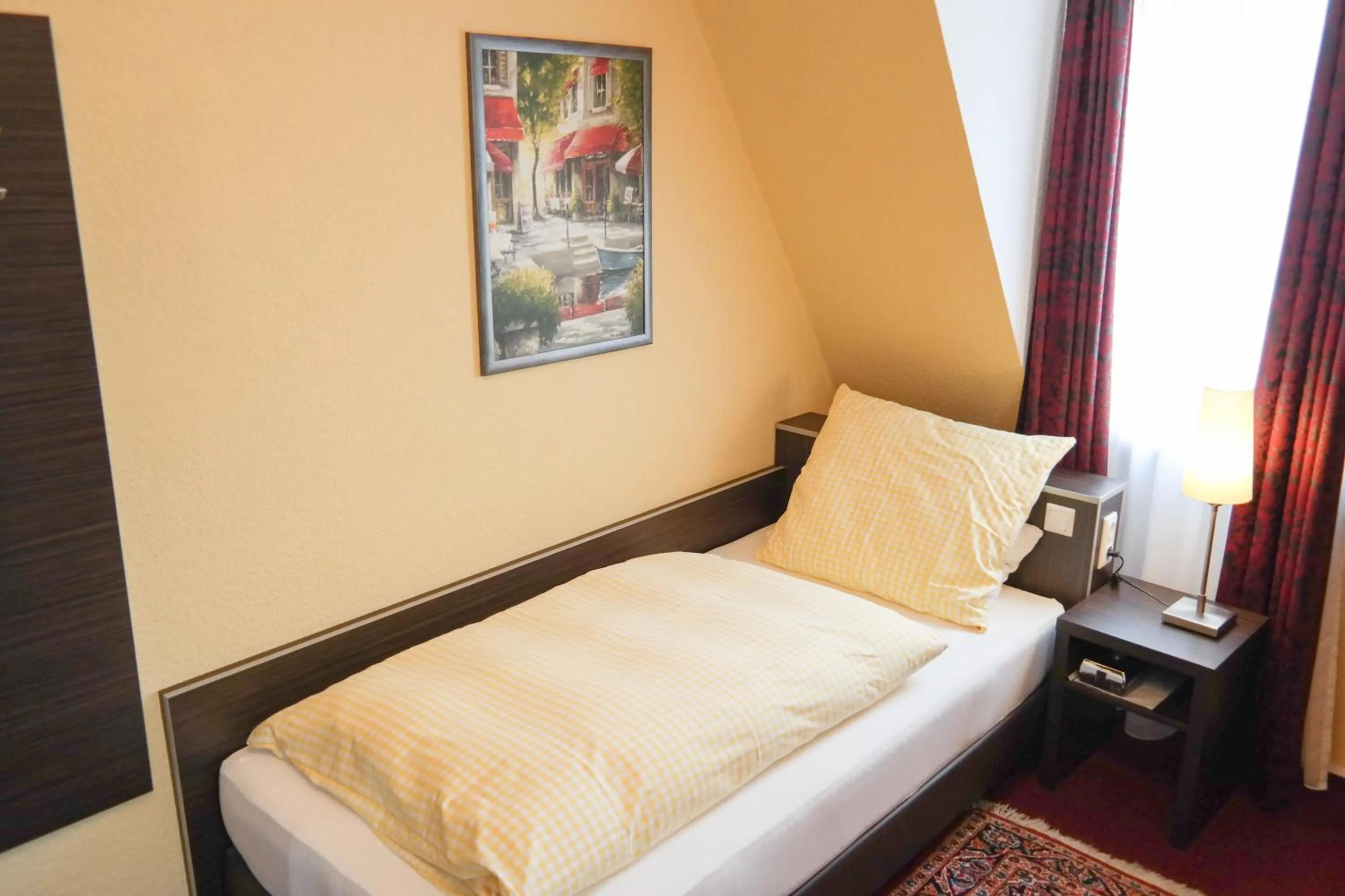 Bed in Hotel Villa Glas