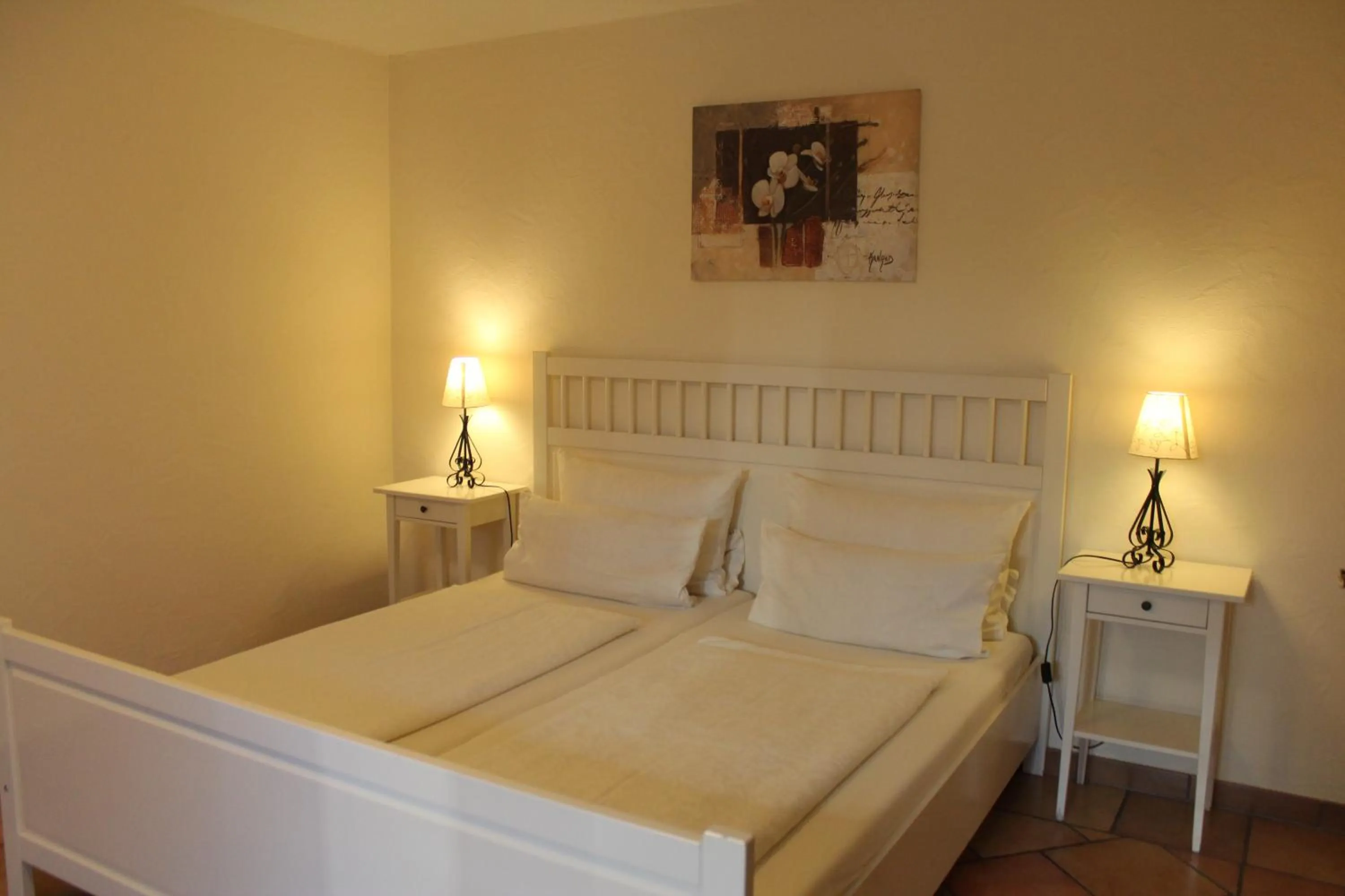 Bed in Pension Vanii, Apartments