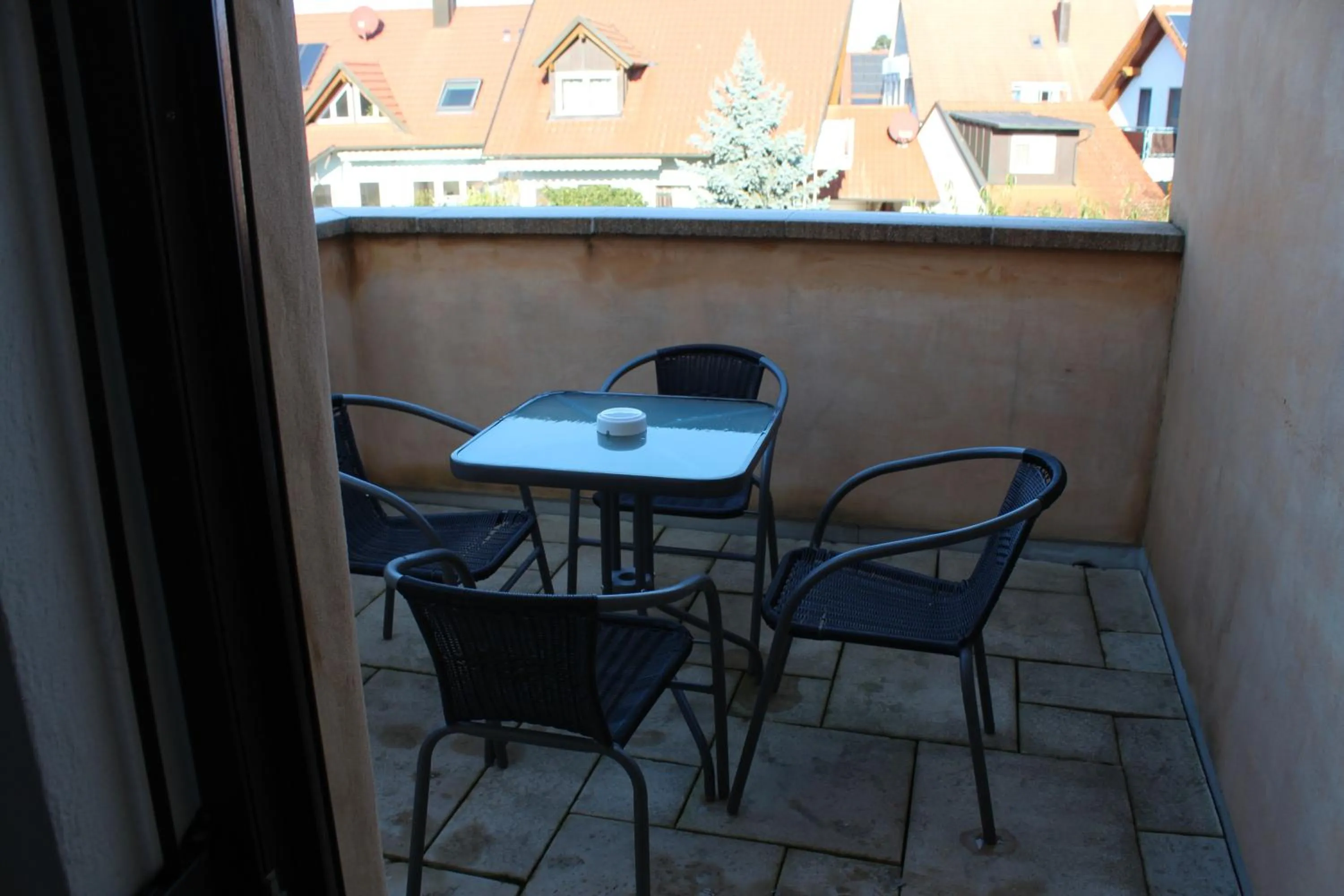 Balcony/Terrace in Pension Vanii, Apartments