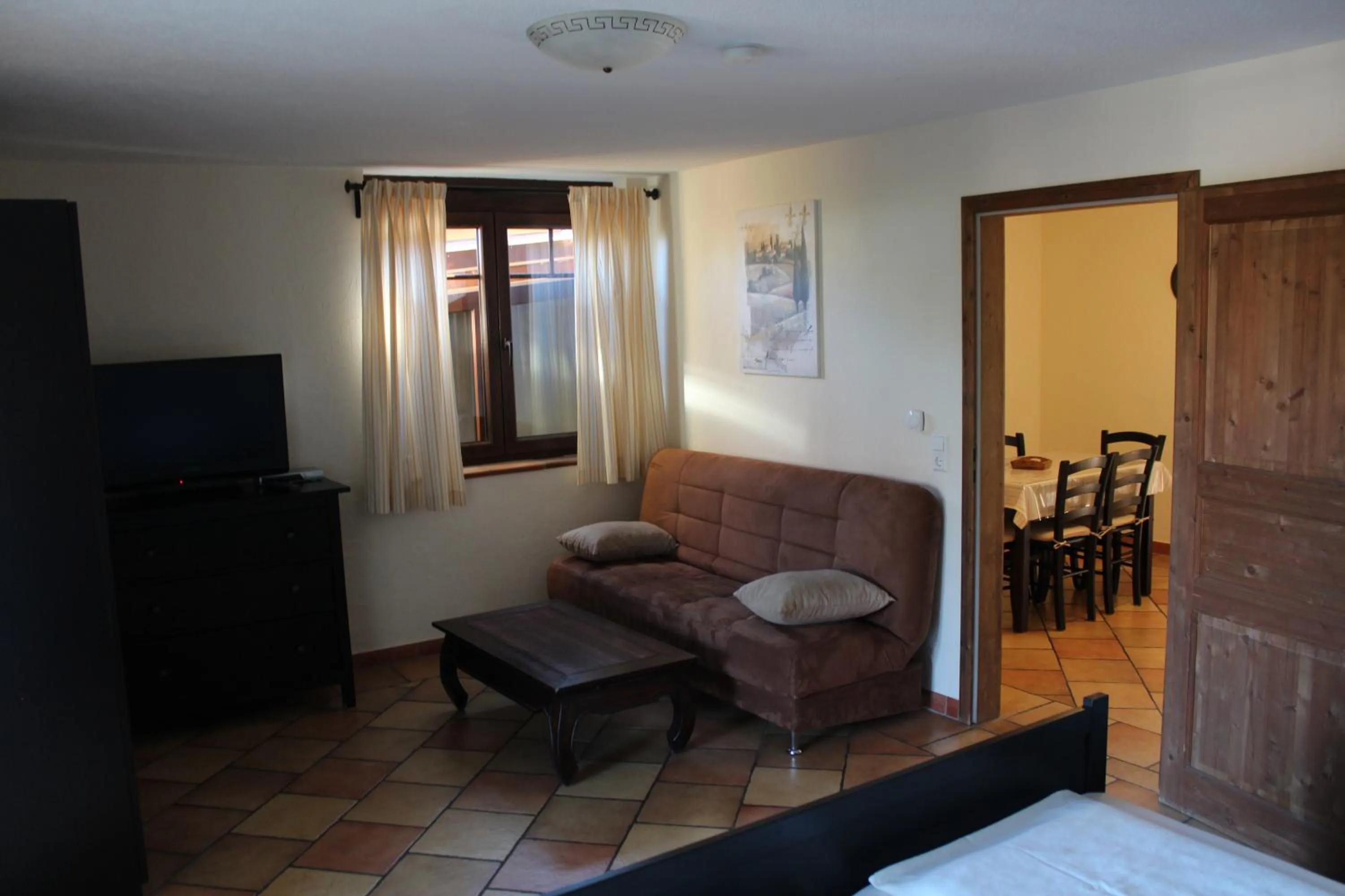 Bed in Pension Vanii, Apartments