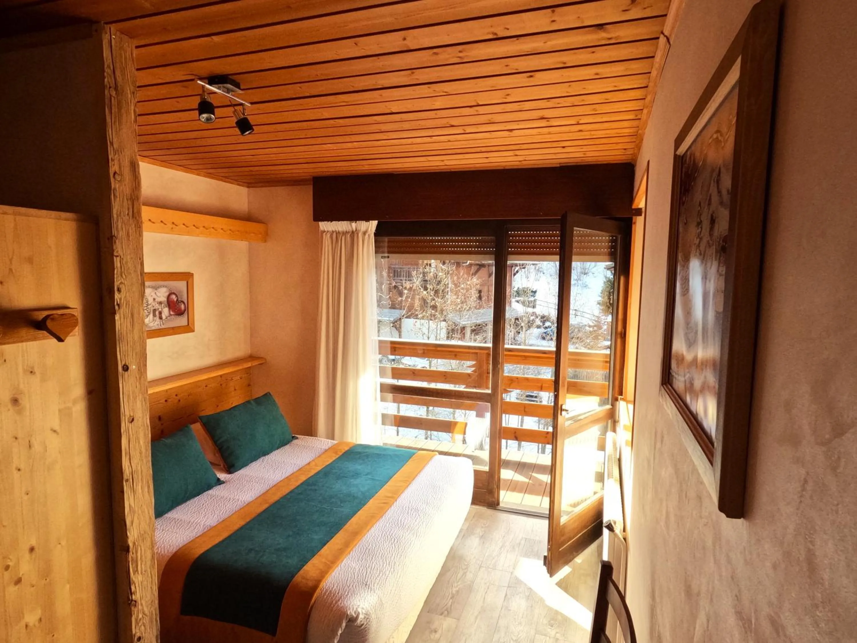 Bed in Hotel Le Soly