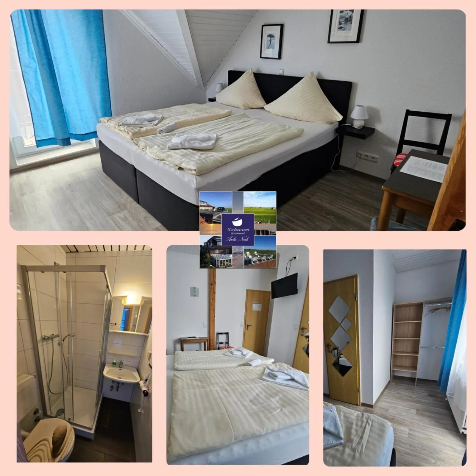 Bed in NordseeResort Hotel & Suite Arche Noah