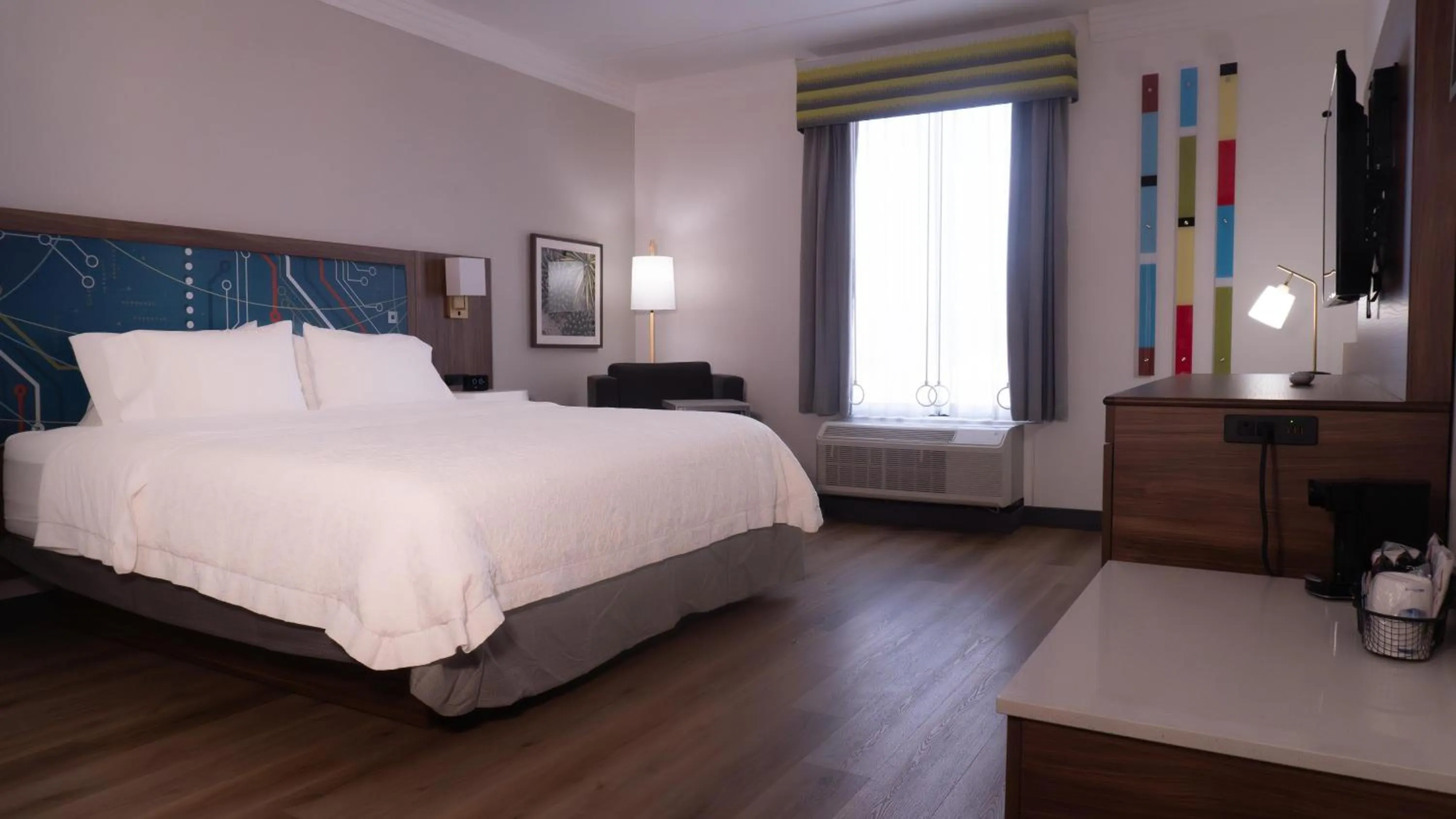 Bed in Hampton Inn and Suites Houston-Katy