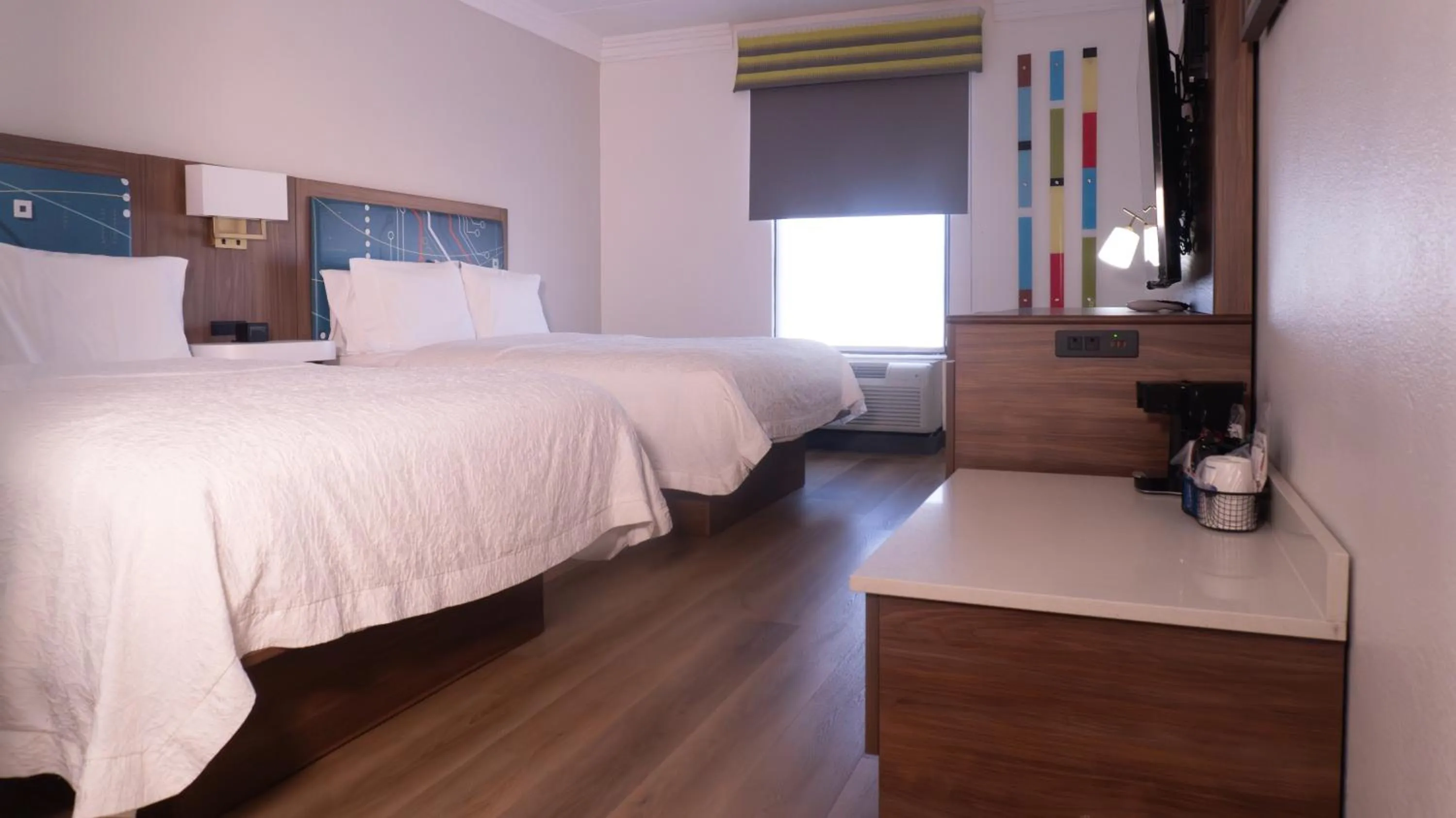 Bed in Hampton Inn and Suites Houston-Katy