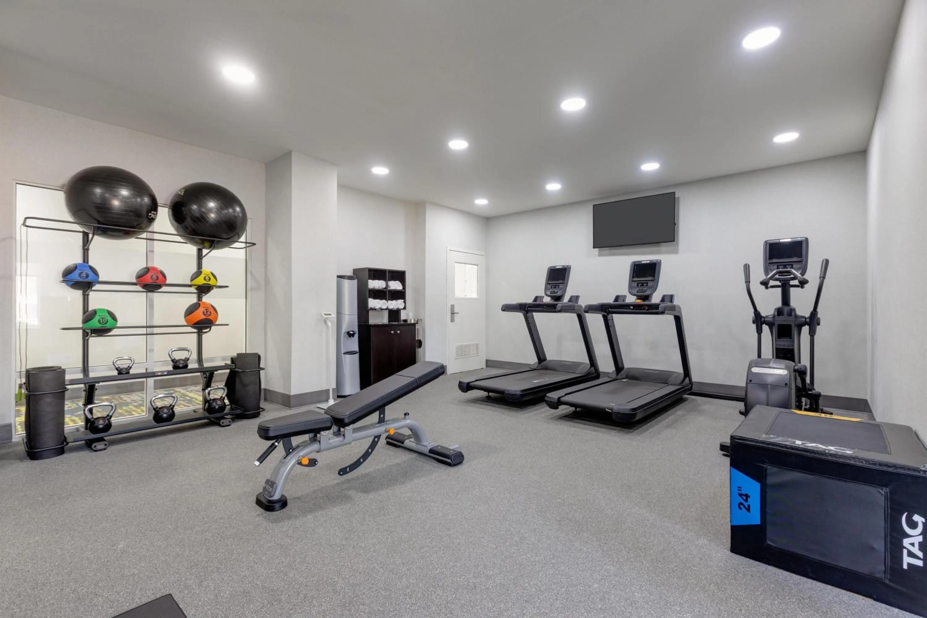 Fitness centre/facilities in Hampton Inn Houston-Deer Park Ship Area