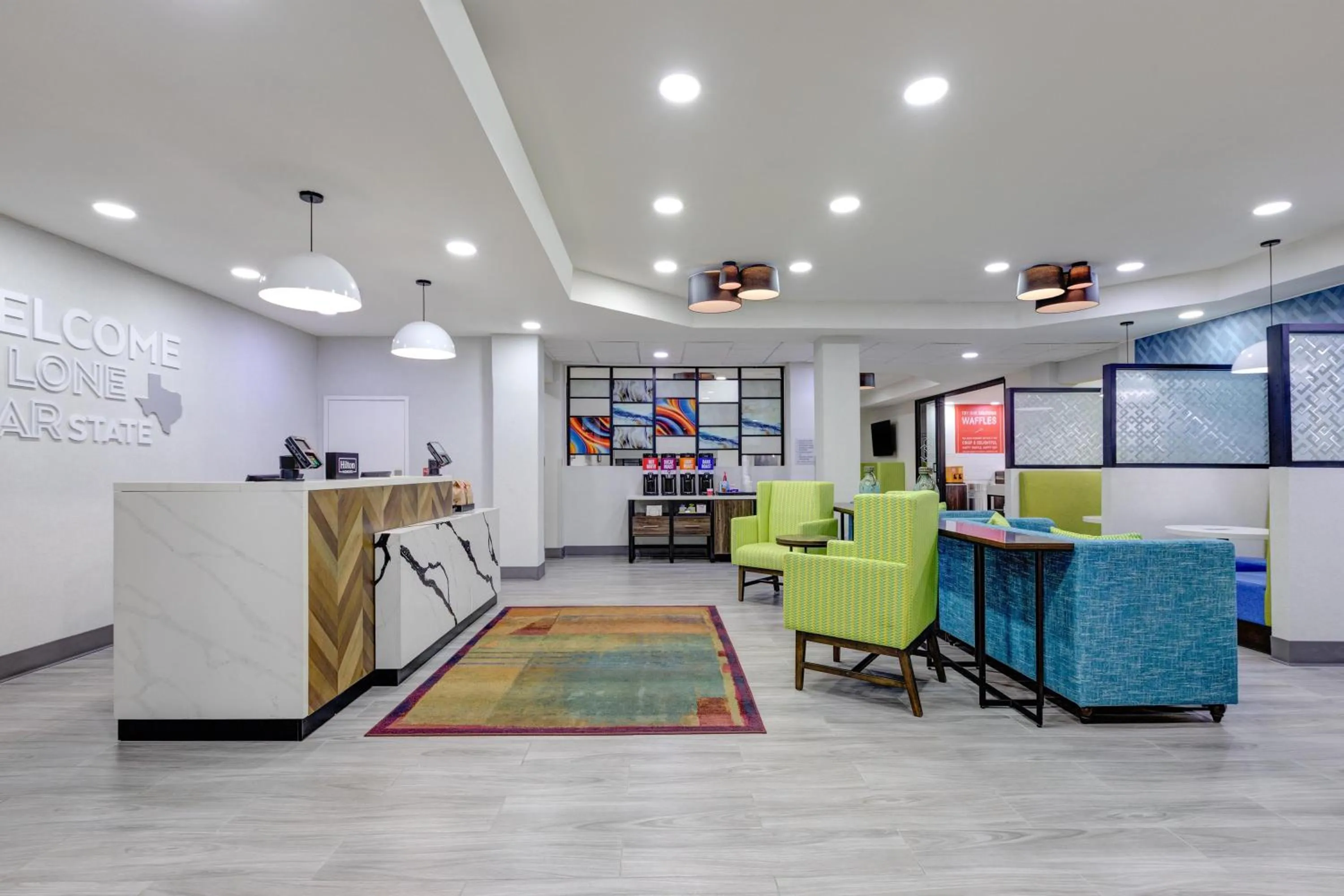 Lobby or reception in Hampton Inn Houston-Deer Park Ship Area