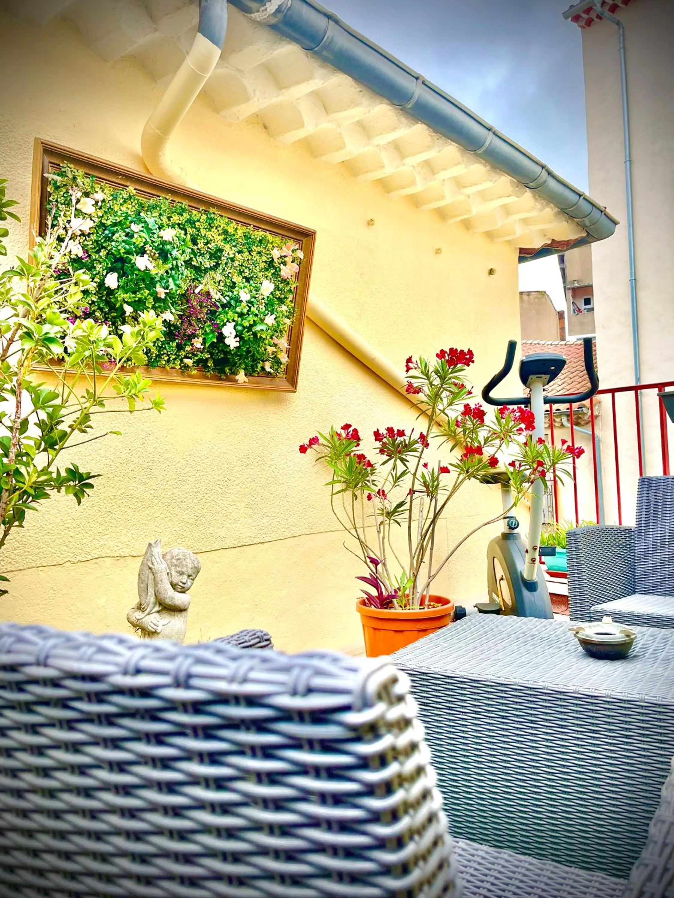 Patio in Hôtel Paul Riquet