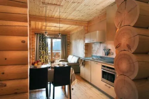 Kitchen or kitchenette in Chalet Ana & SPA