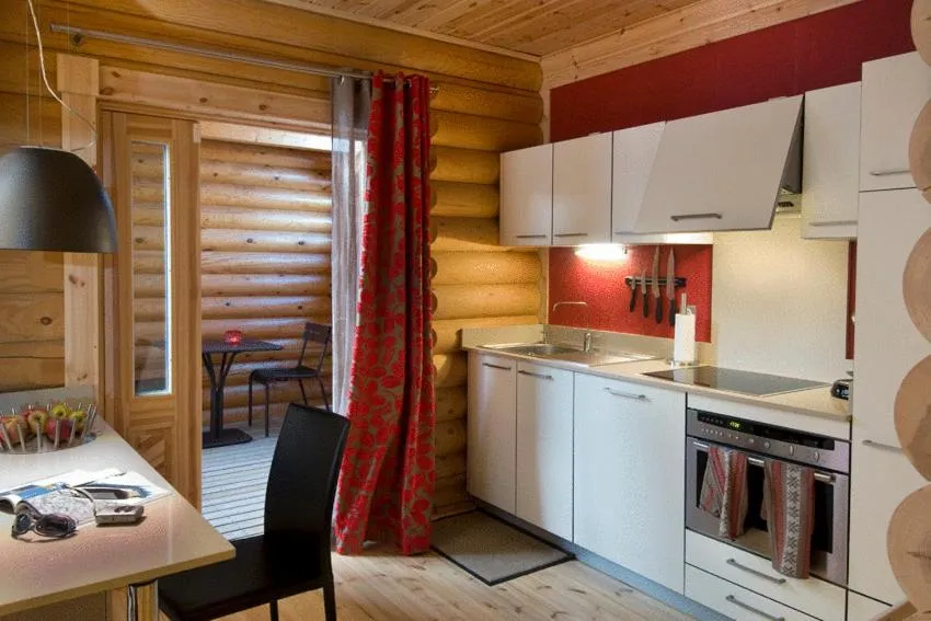 Kitchen or kitchenette in Chalet Ana & SPA