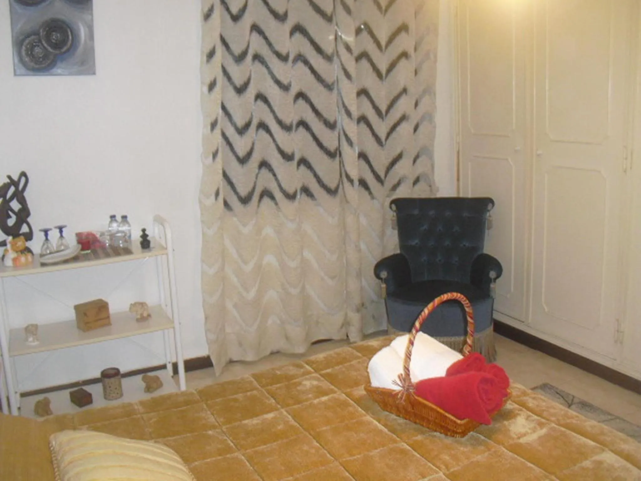 Decorative detail, Bed in Casa Teresinha