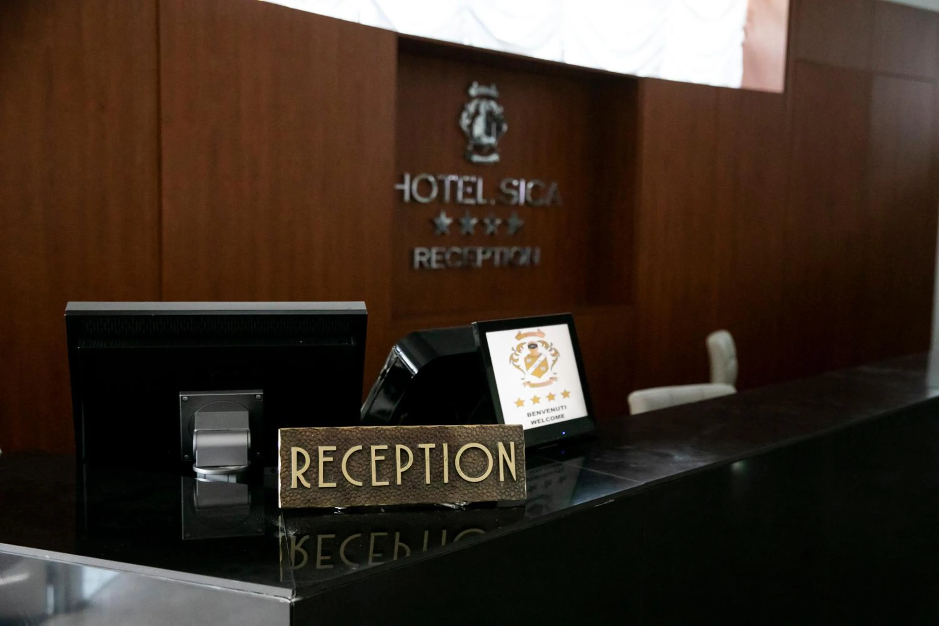Lobby or reception in Hotel Sica