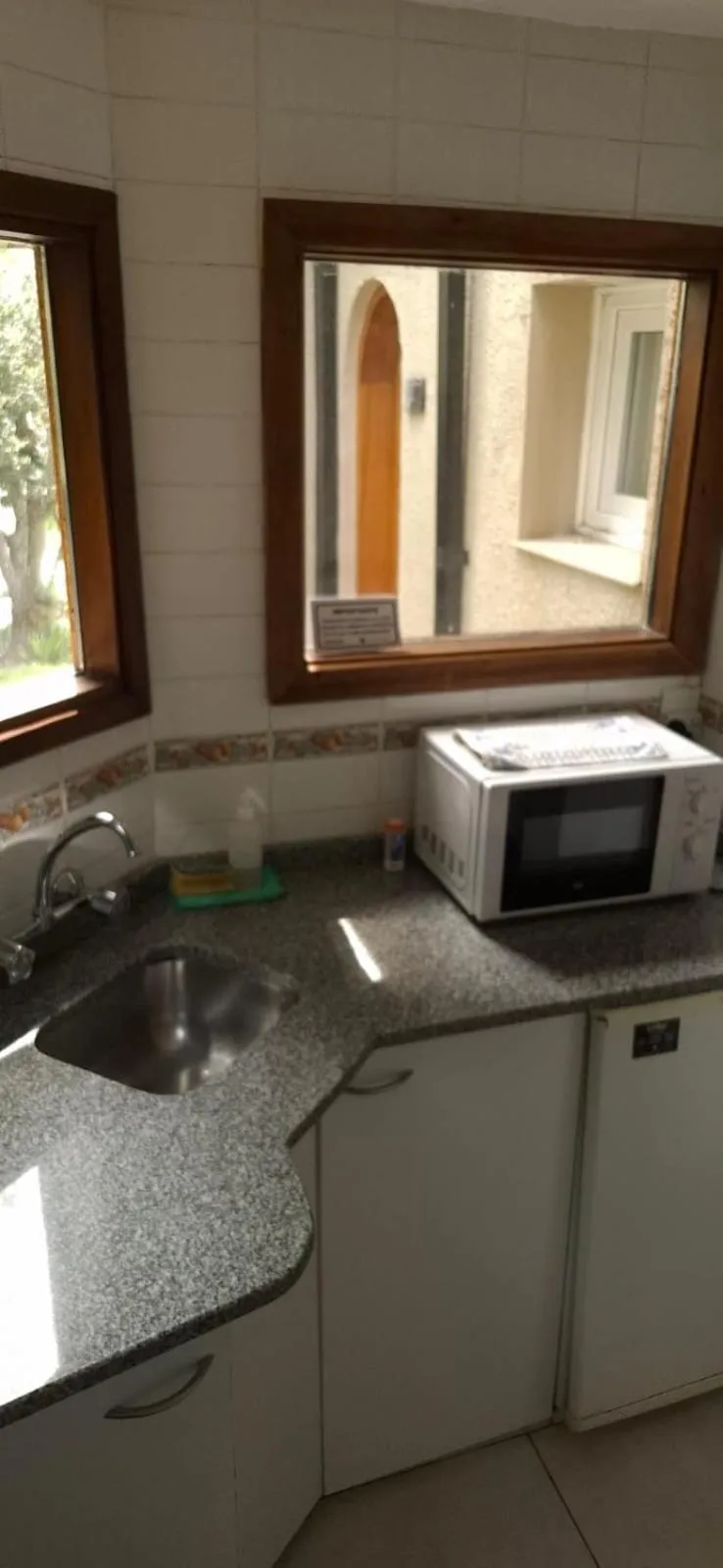 Kitchen or kitchenette in La Fontana Cabañas