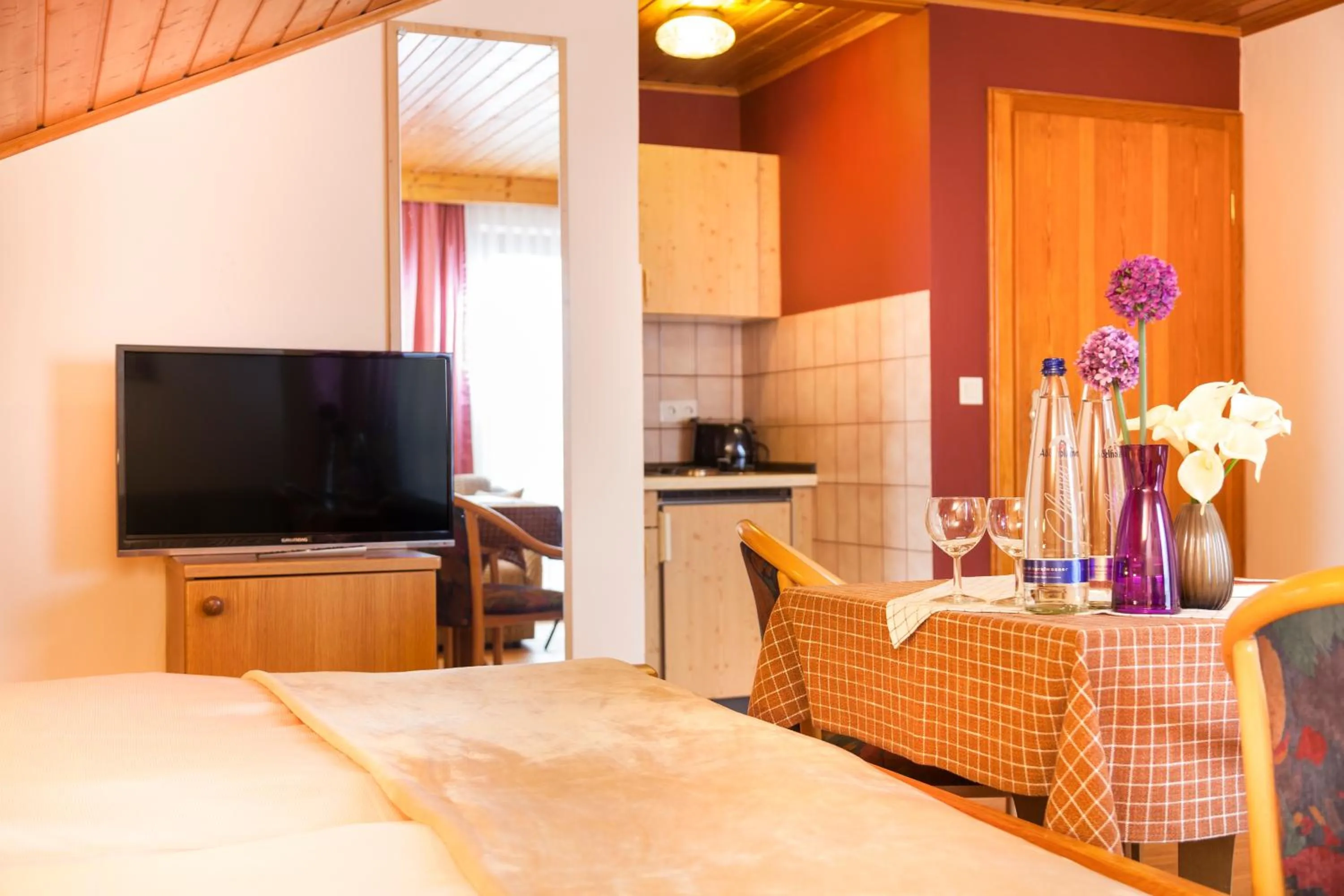 Bed in Genusshotel Hohenbogen