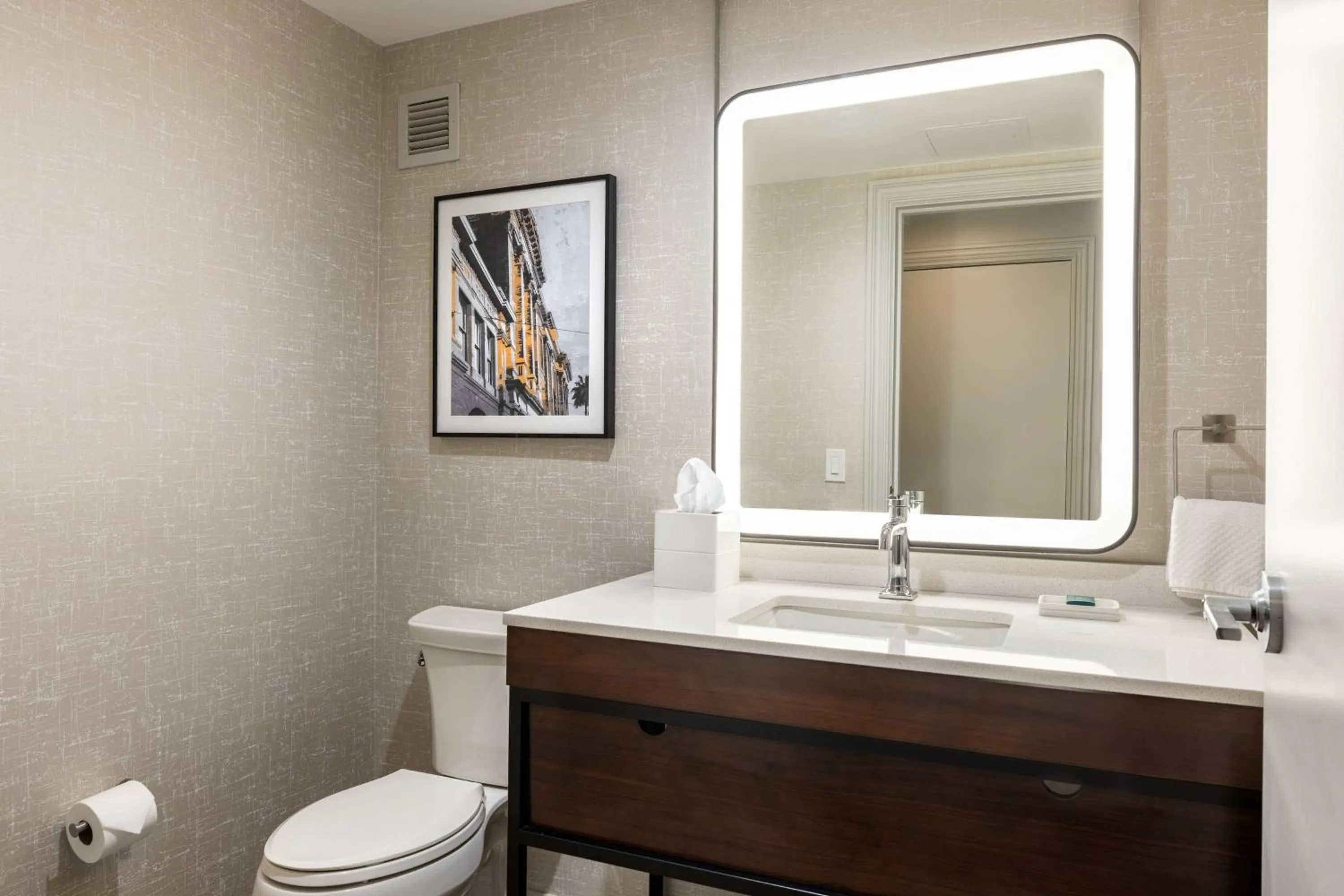 Bathroom in Hilton Galveston Island Resort