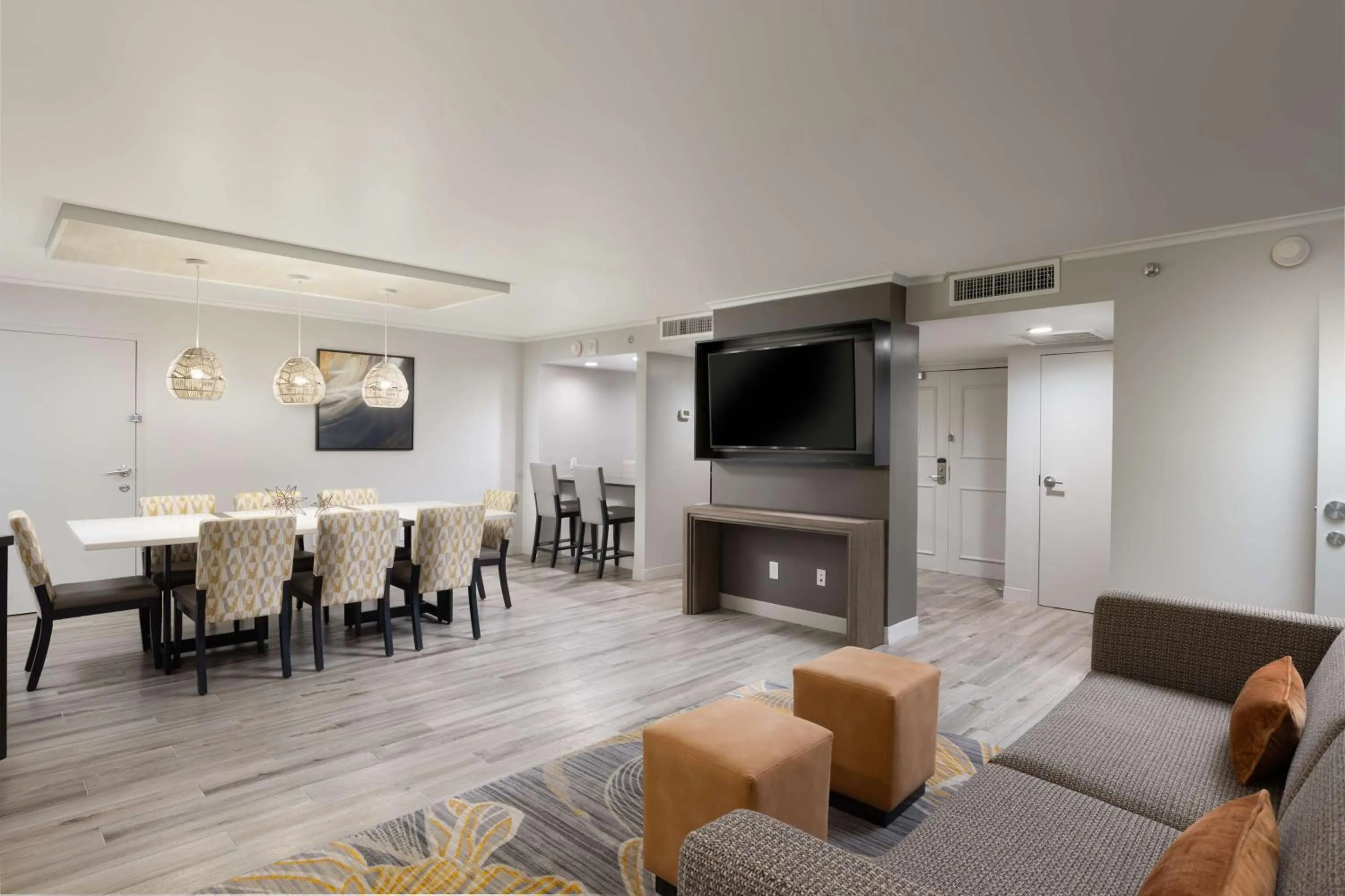 Living room in Hilton Galveston Island Resort