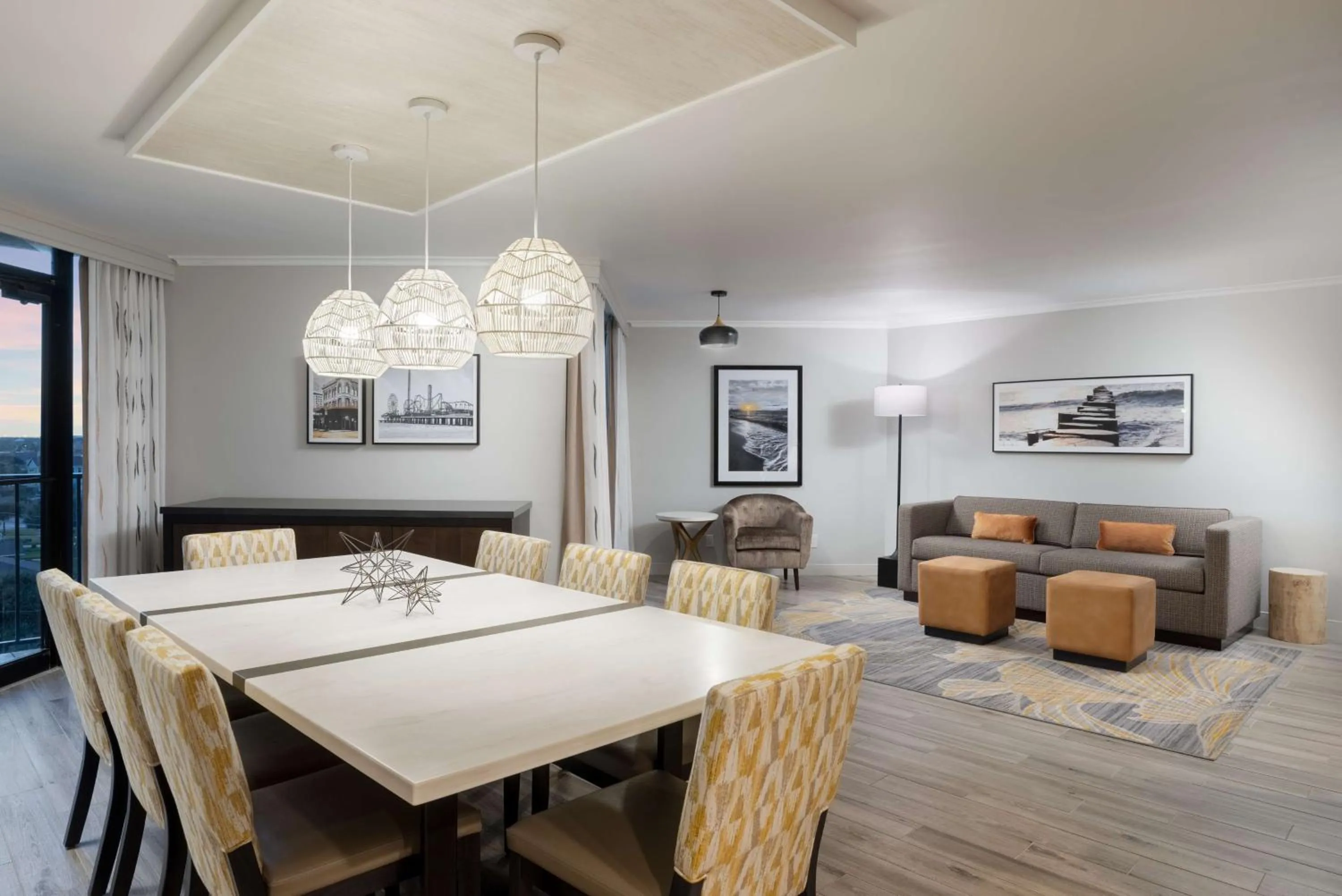 Living room in Hilton Galveston Island Resort