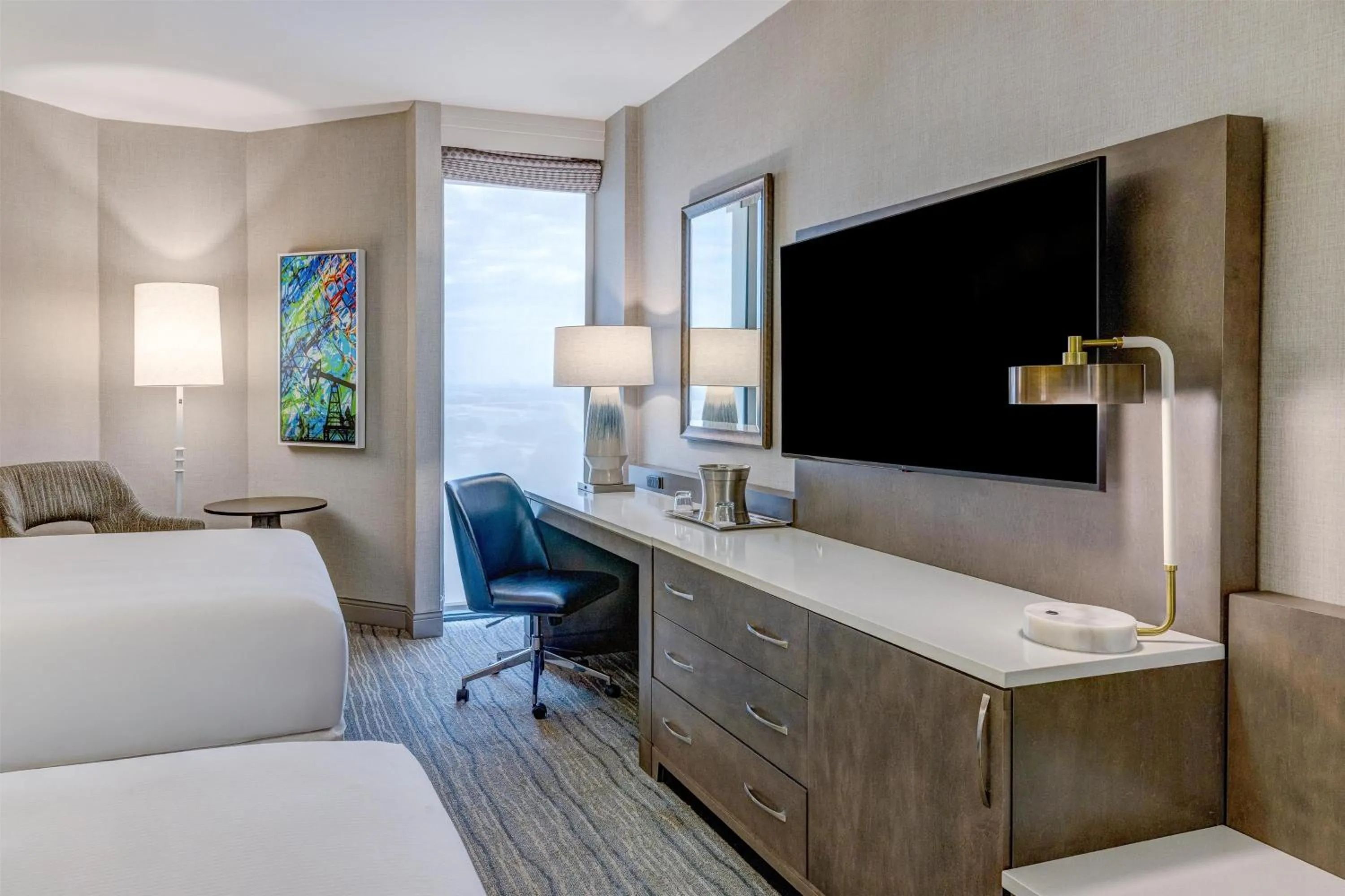 Bed in Hilton DFW Lakes Executive Conference Center