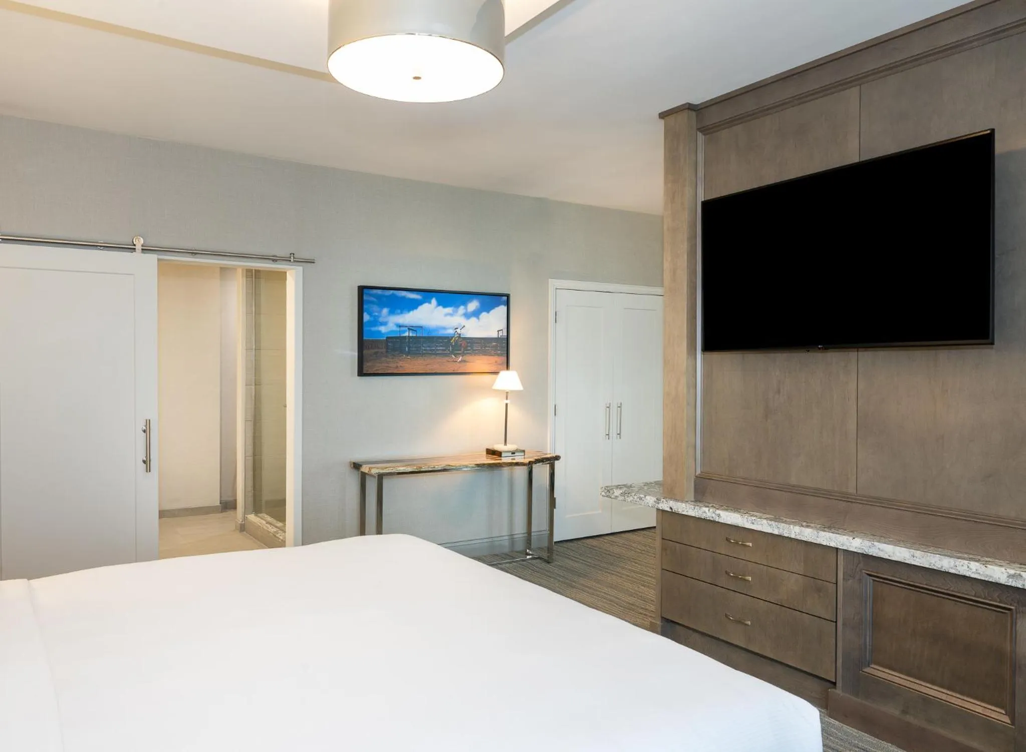 Bed in Hilton DFW Lakes Executive Conference Center