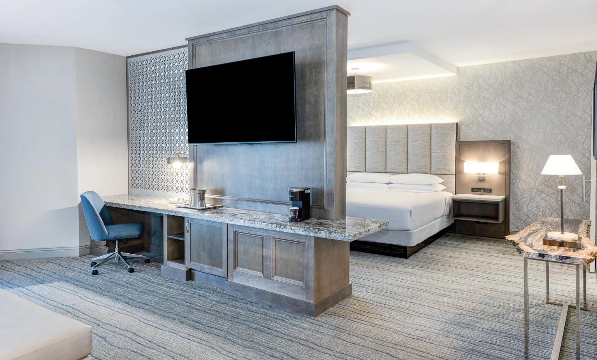 Bed in Hilton DFW Lakes Executive Conference Center