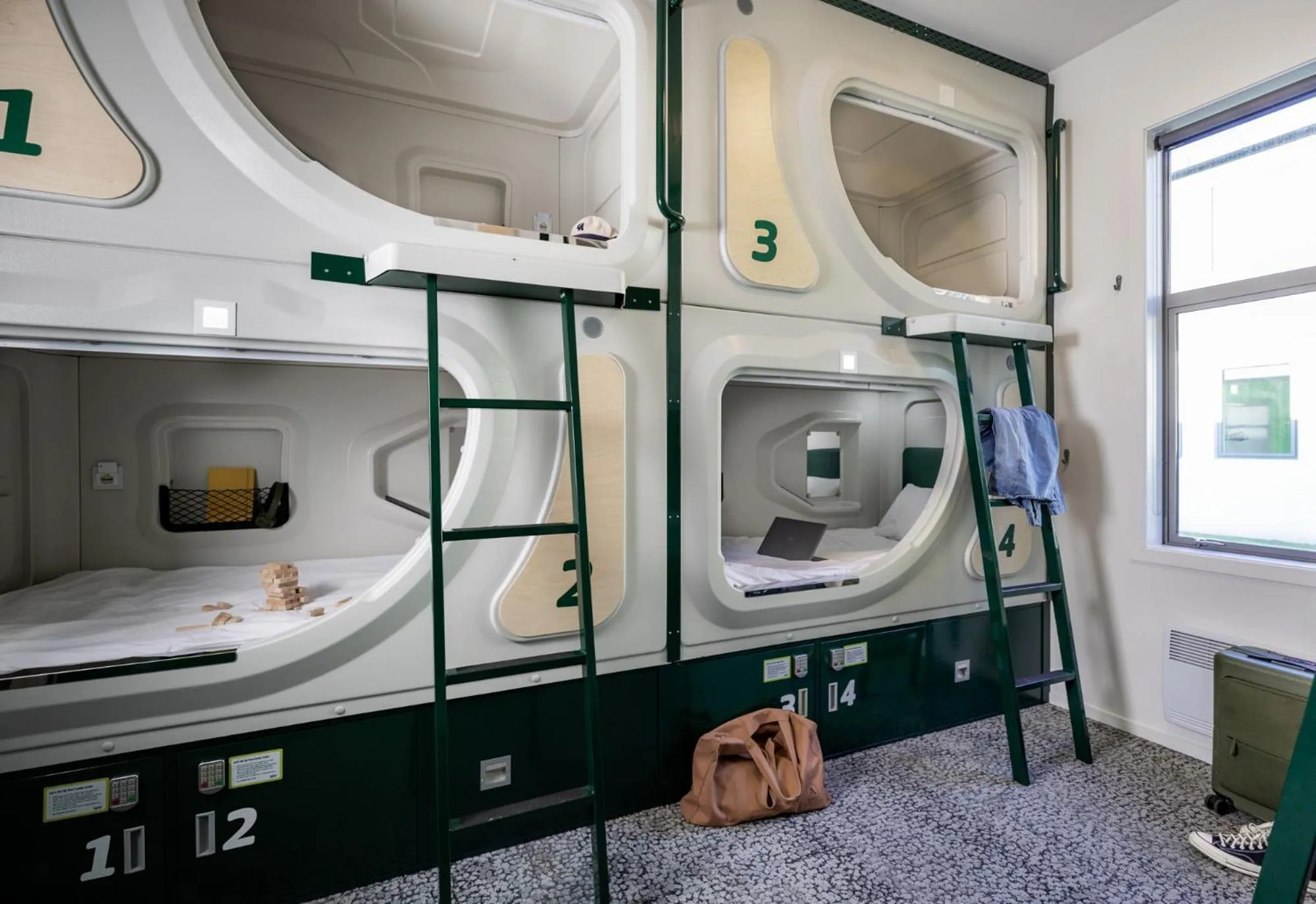 Bed in LyLo Christchurch Airport