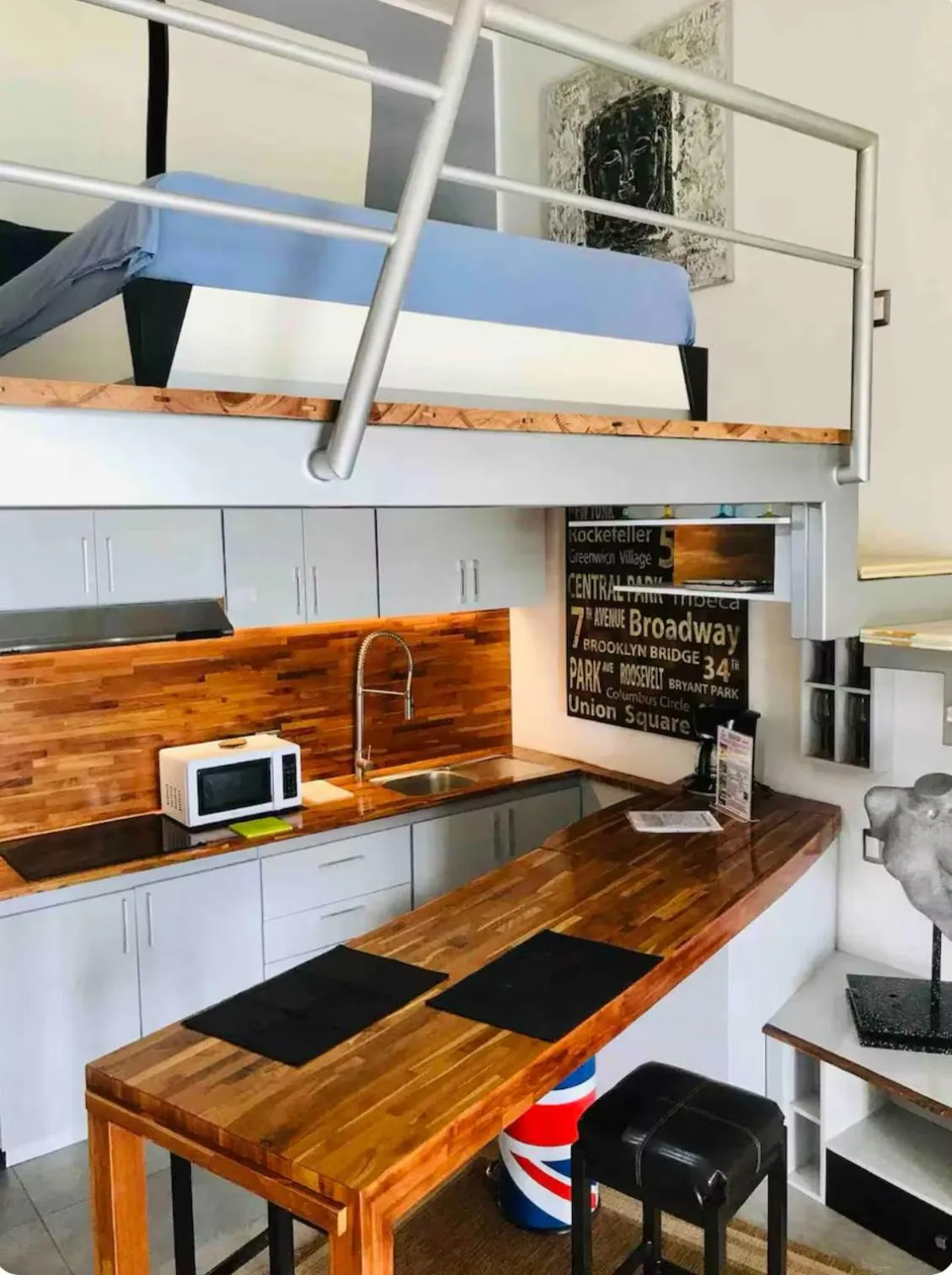 Dining area in Caribbean apartment