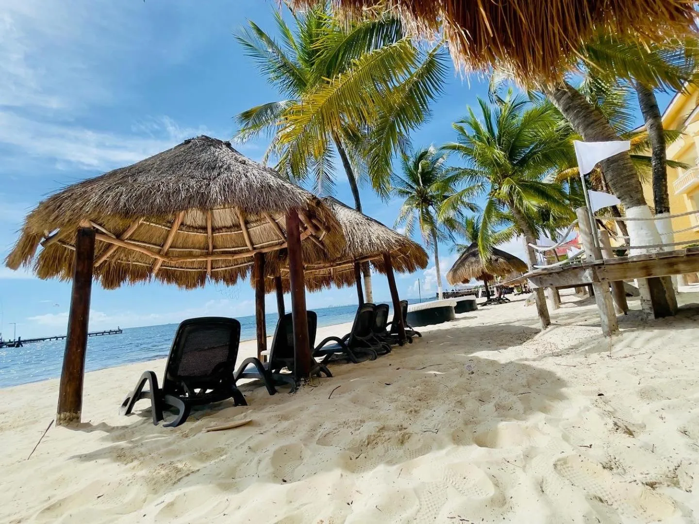 Beach in Caribbean apartment