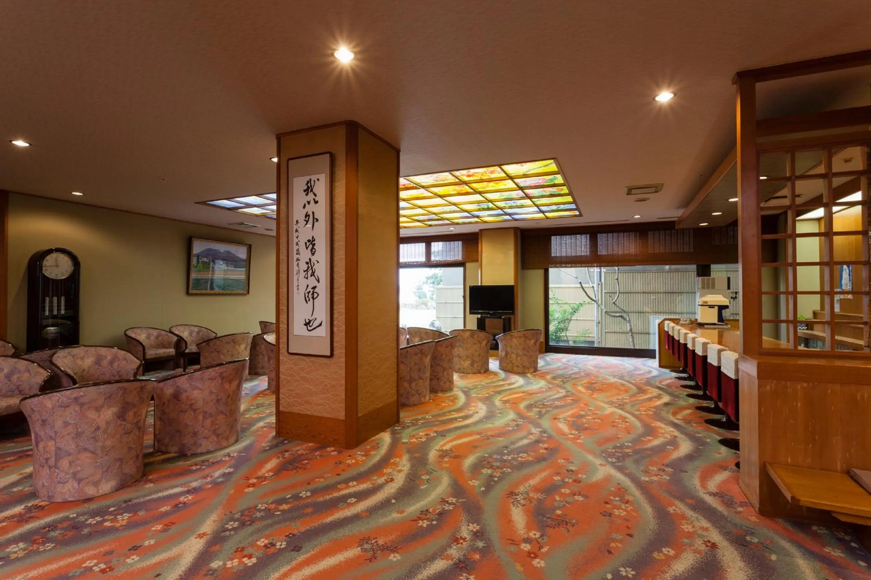 Lobby or reception in Kanoya Kourakuen