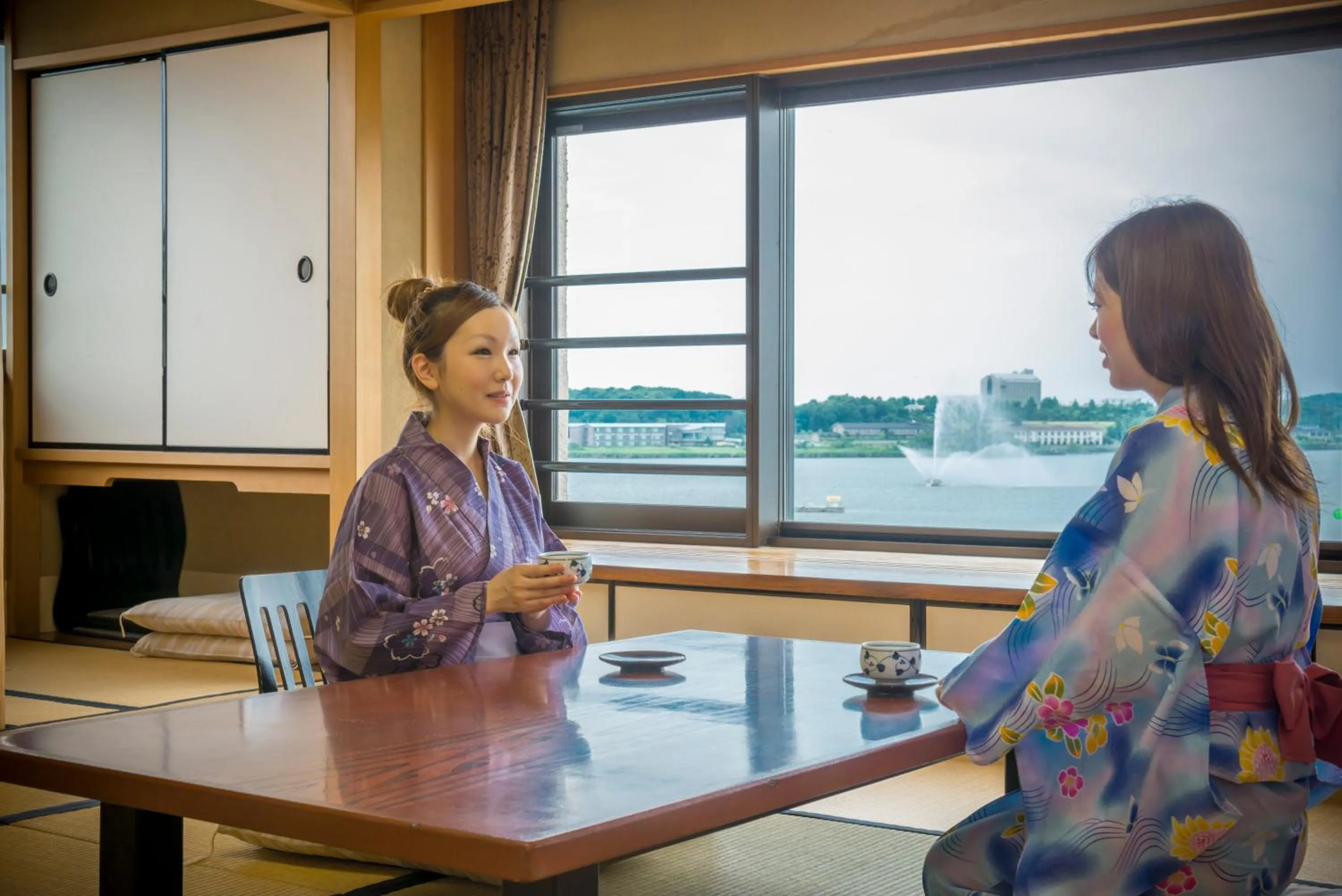 Lake view in Kanoya Kourakuen