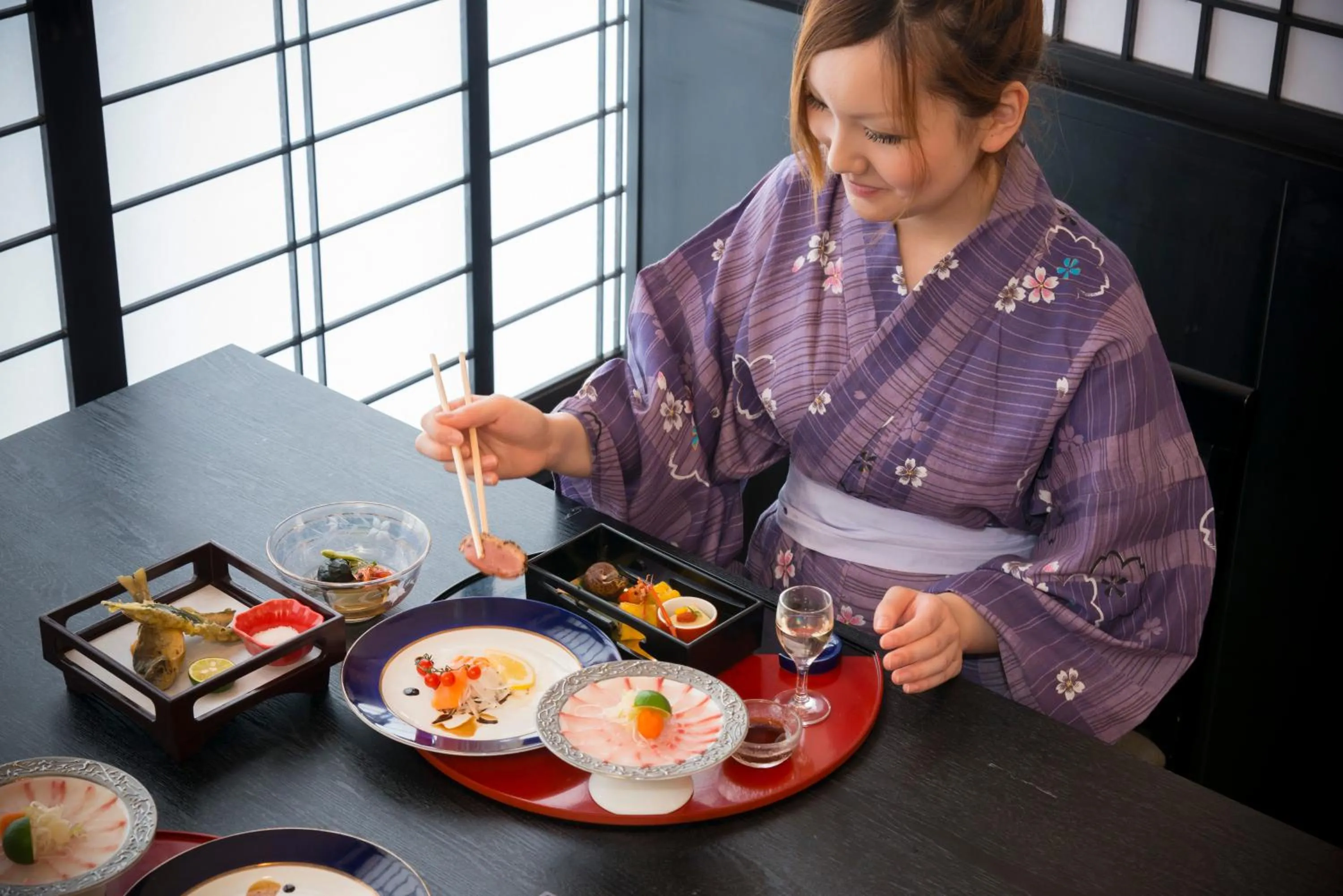 Dinner in Kanoya Kourakuen