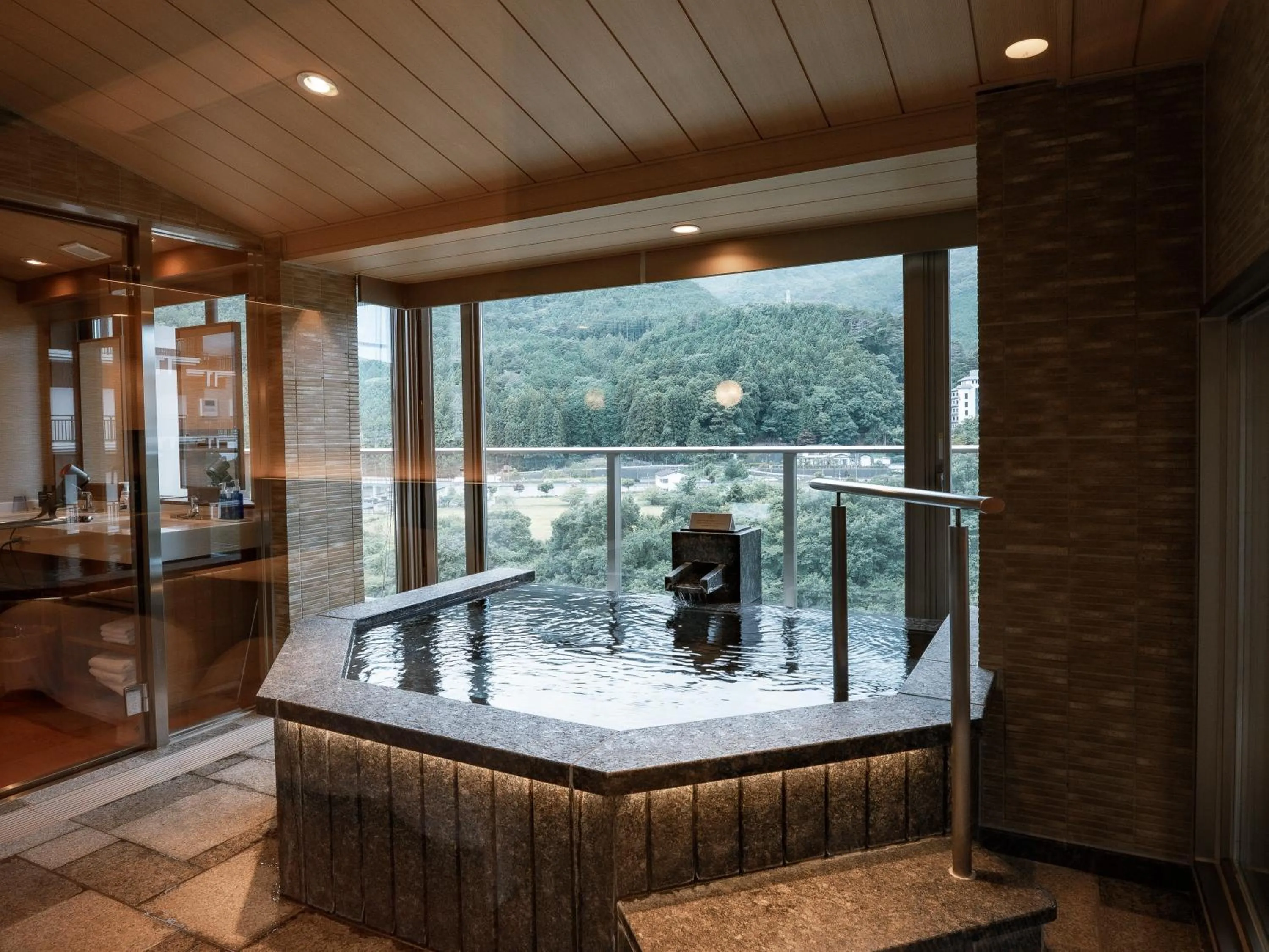 Hot Spring Bath in Kinugawa Hotel Mikazuki