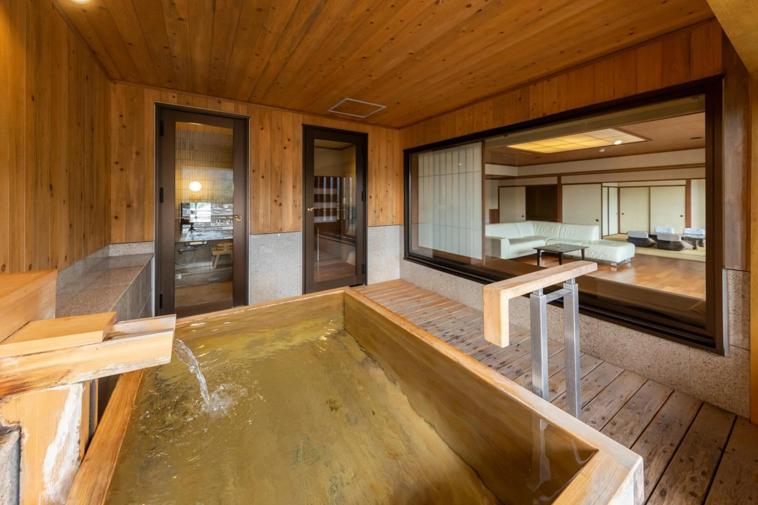 Hot Spring Bath in Kinugawa Hotel Mikazuki