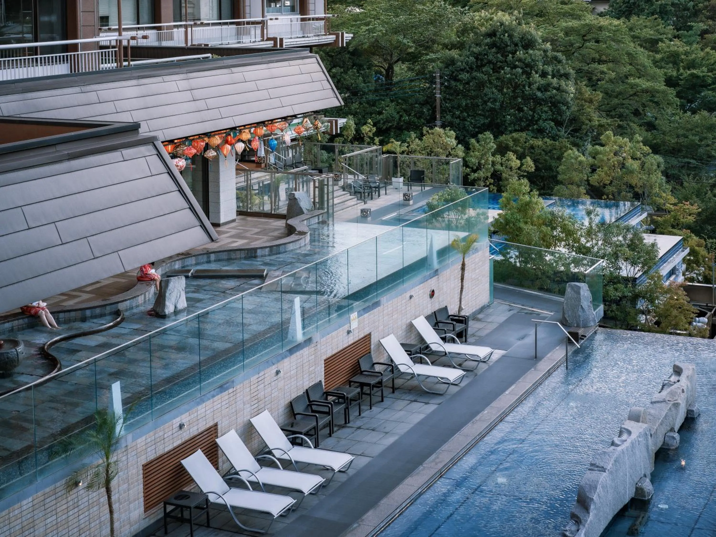 Hot Spring Bath in Kinugawa Hotel Mikazuki