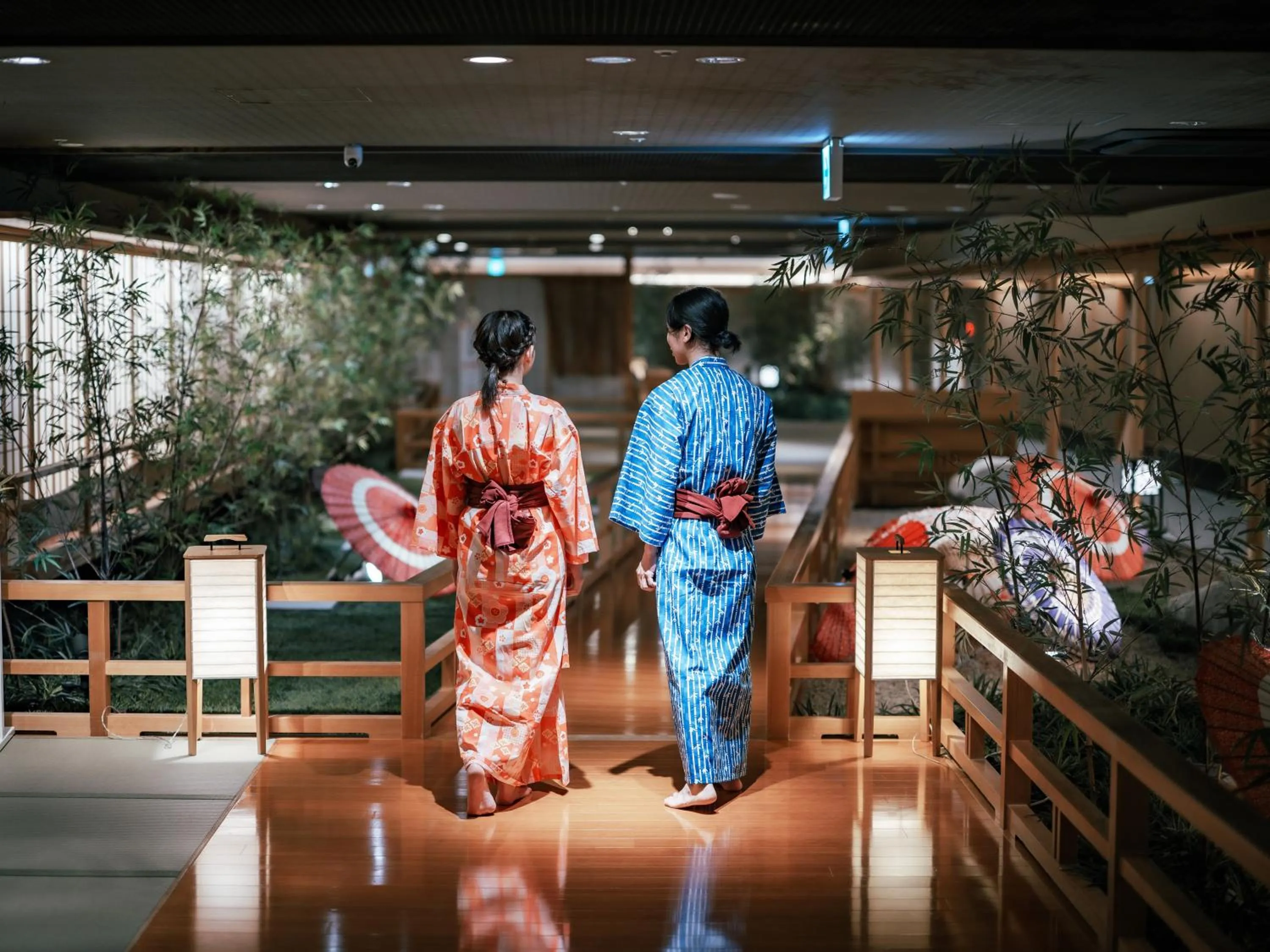 Hot Spring Bath in Kinugawa Hotel Mikazuki