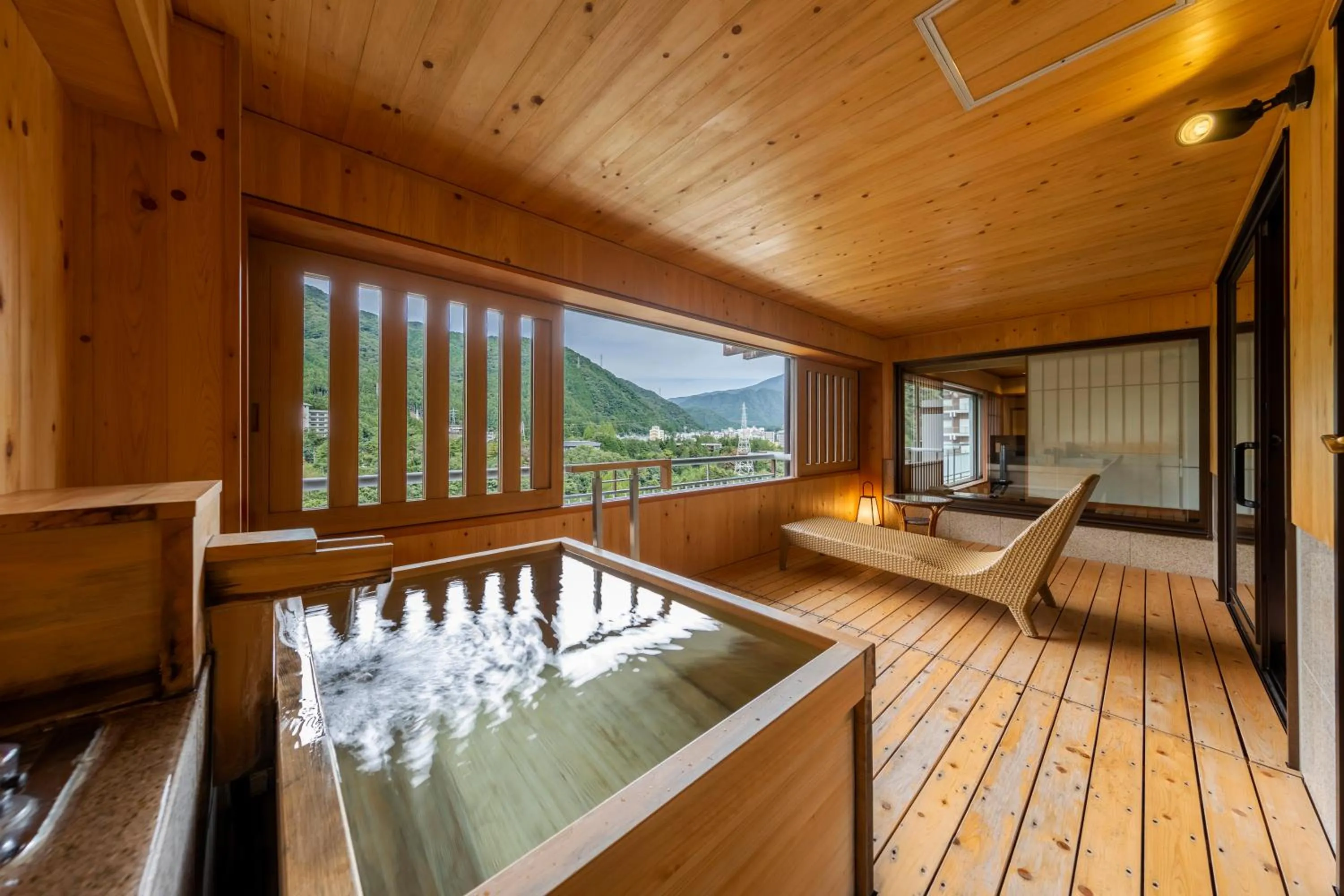 Hot Spring Bath in Kinugawa Hotel Mikazuki