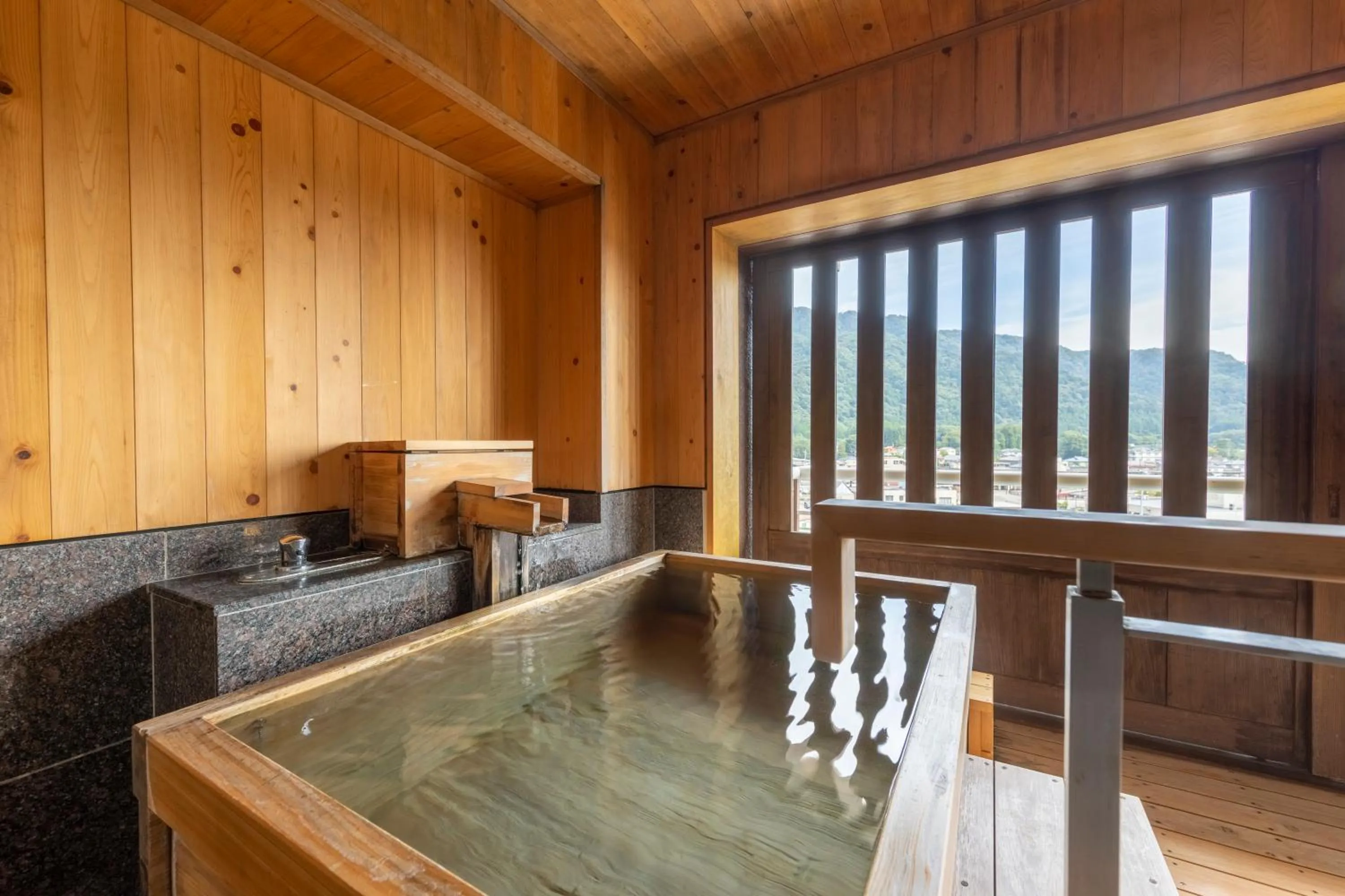 Hot Spring Bath in Kinugawa Hotel Mikazuki