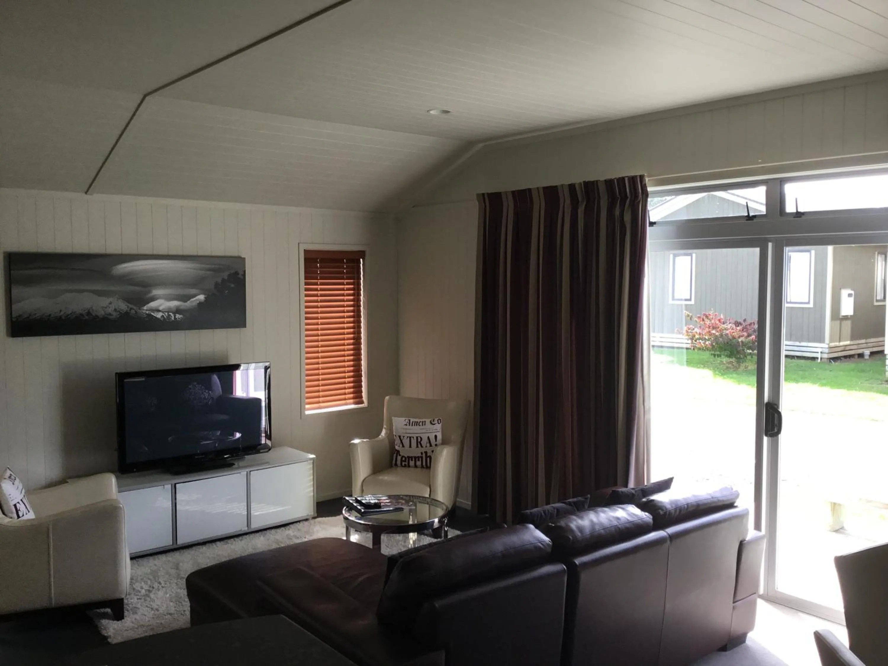 Living room in Rocky Mountain Chalets Ohakune