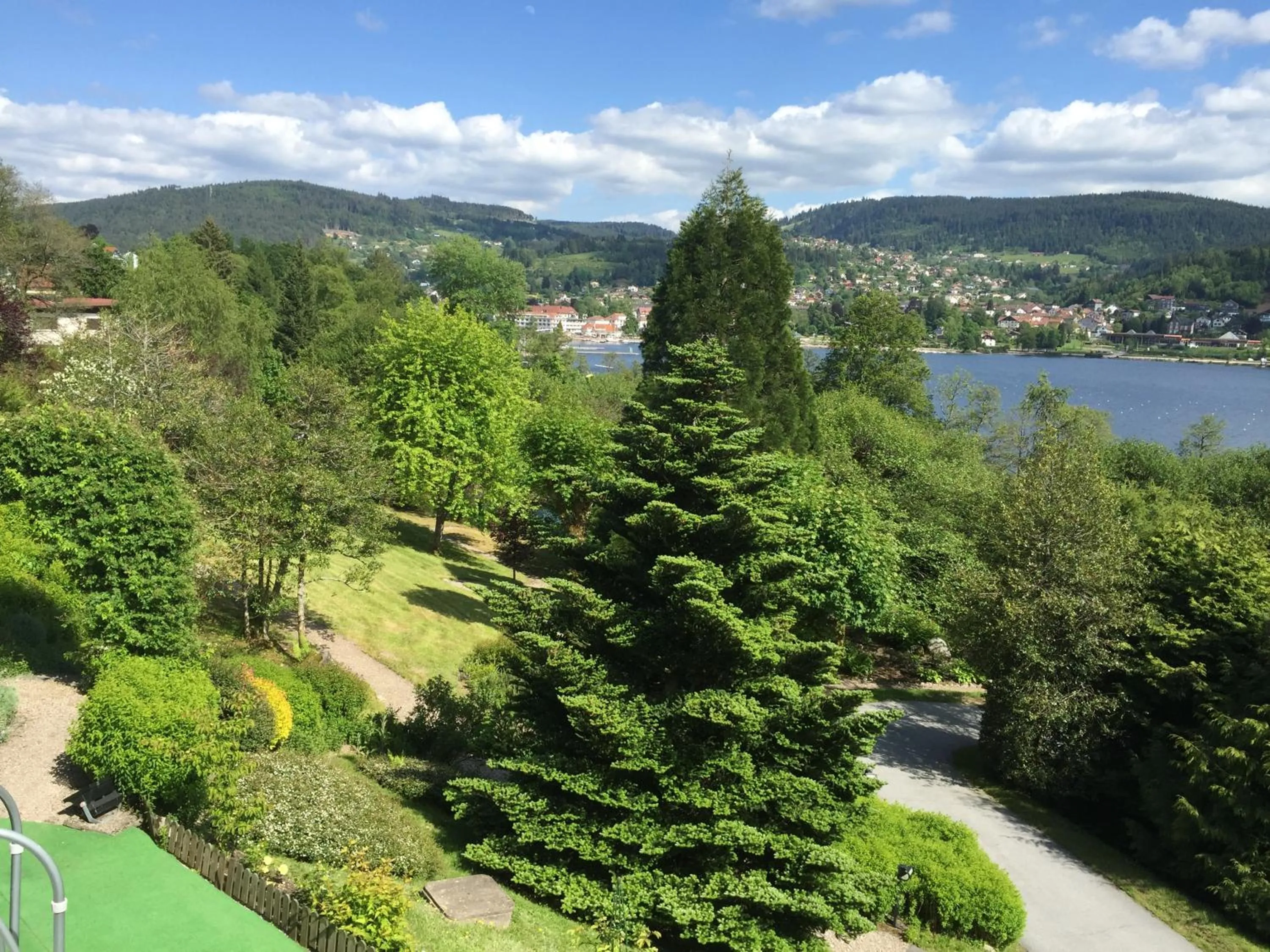 Lake view in Le Manoir Au Lac