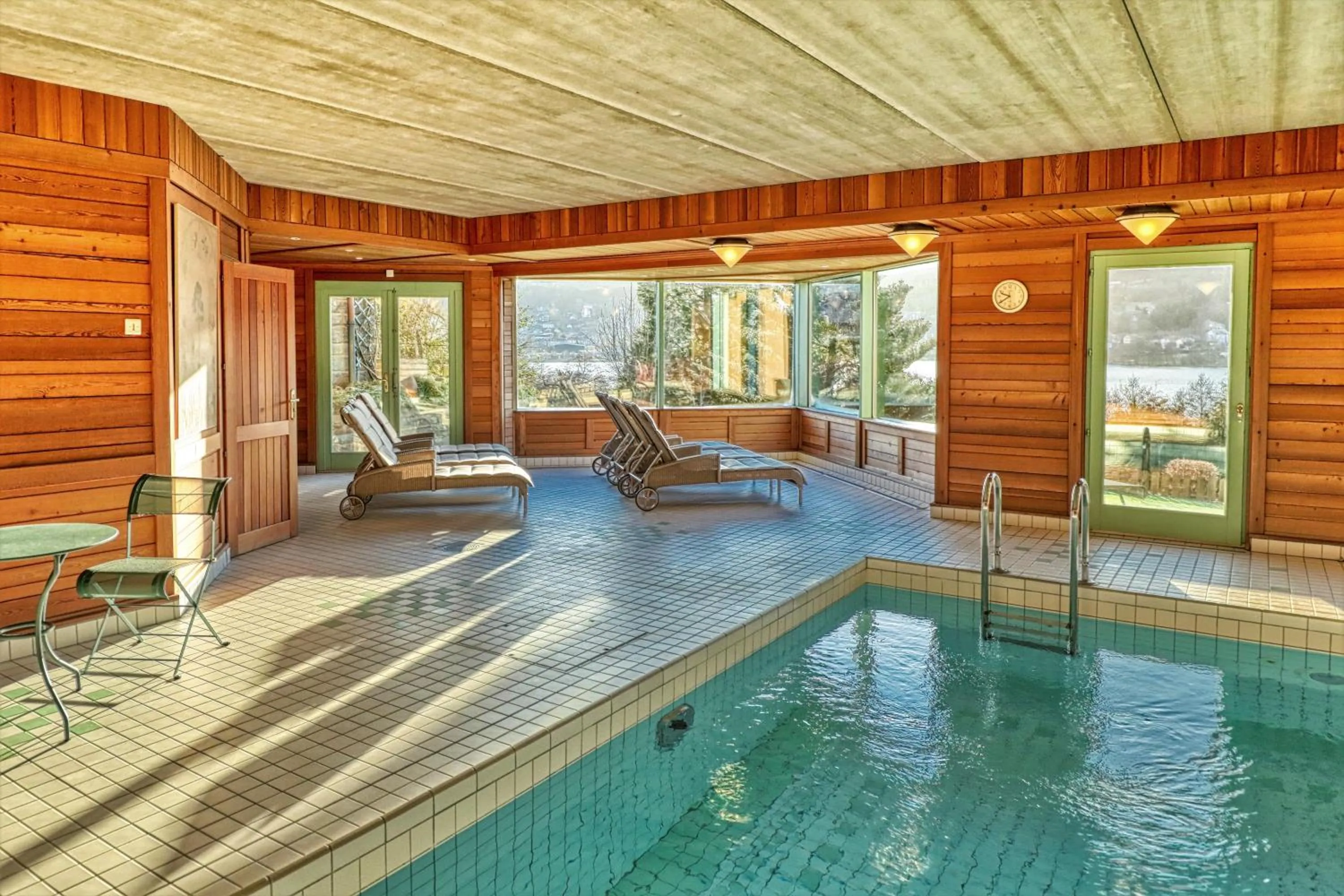 Sauna in Le Manoir Au Lac