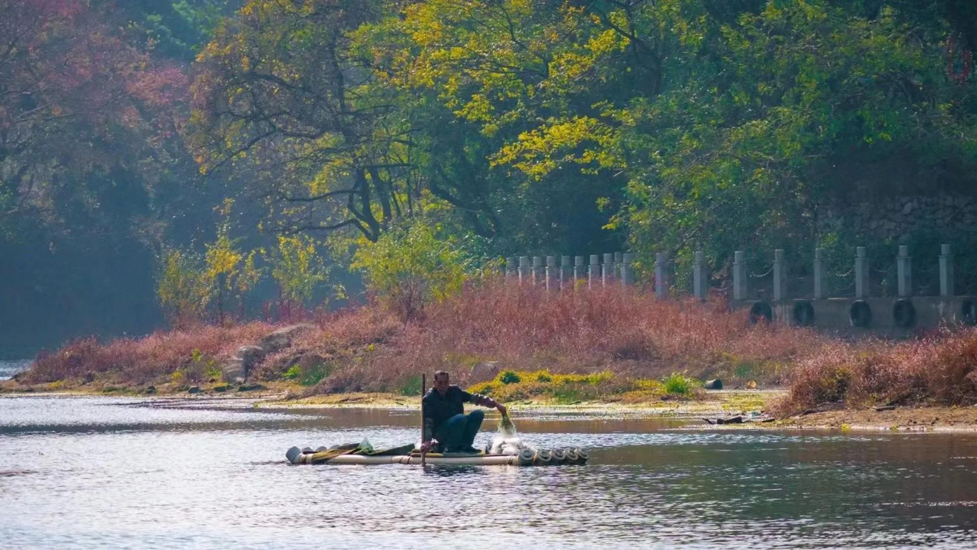 Fishing in Secret Courtyard Resort Hotel