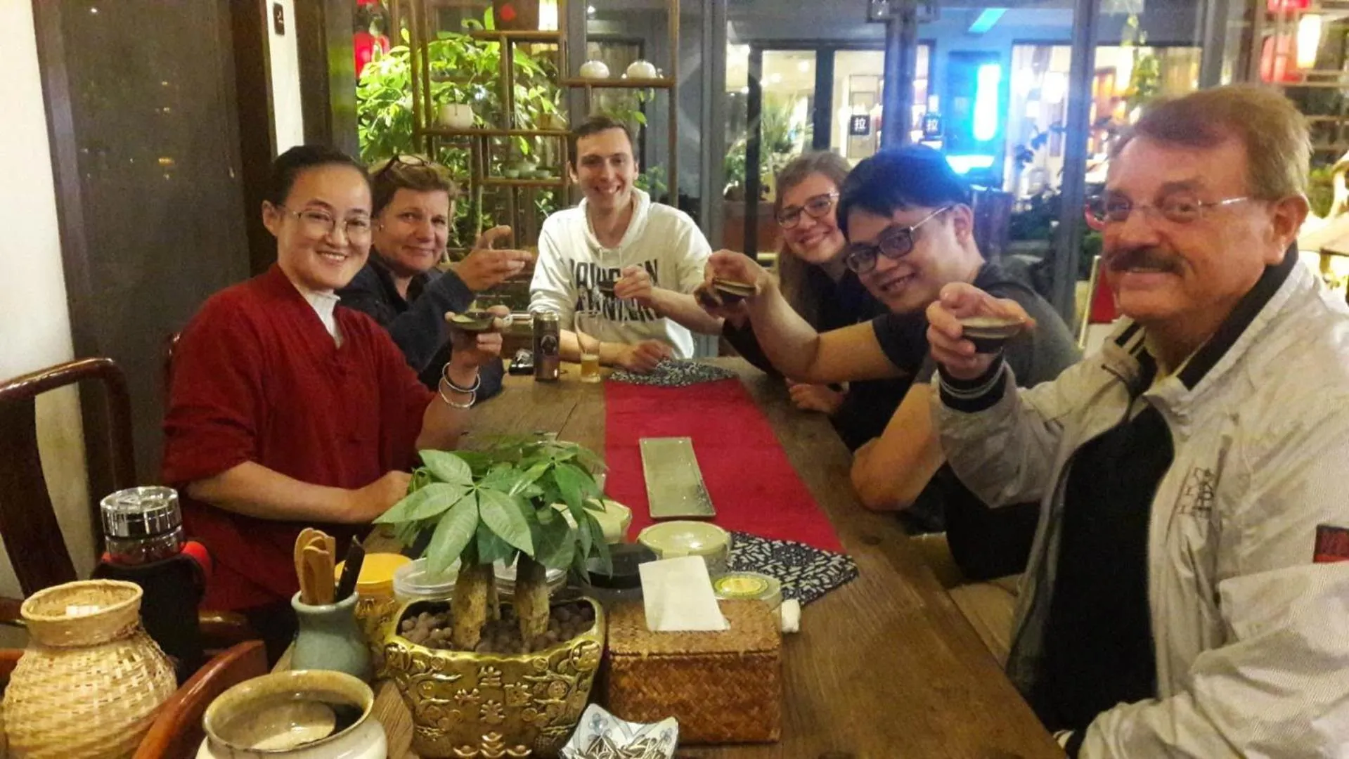 People in Secret Courtyard Resort Hotel