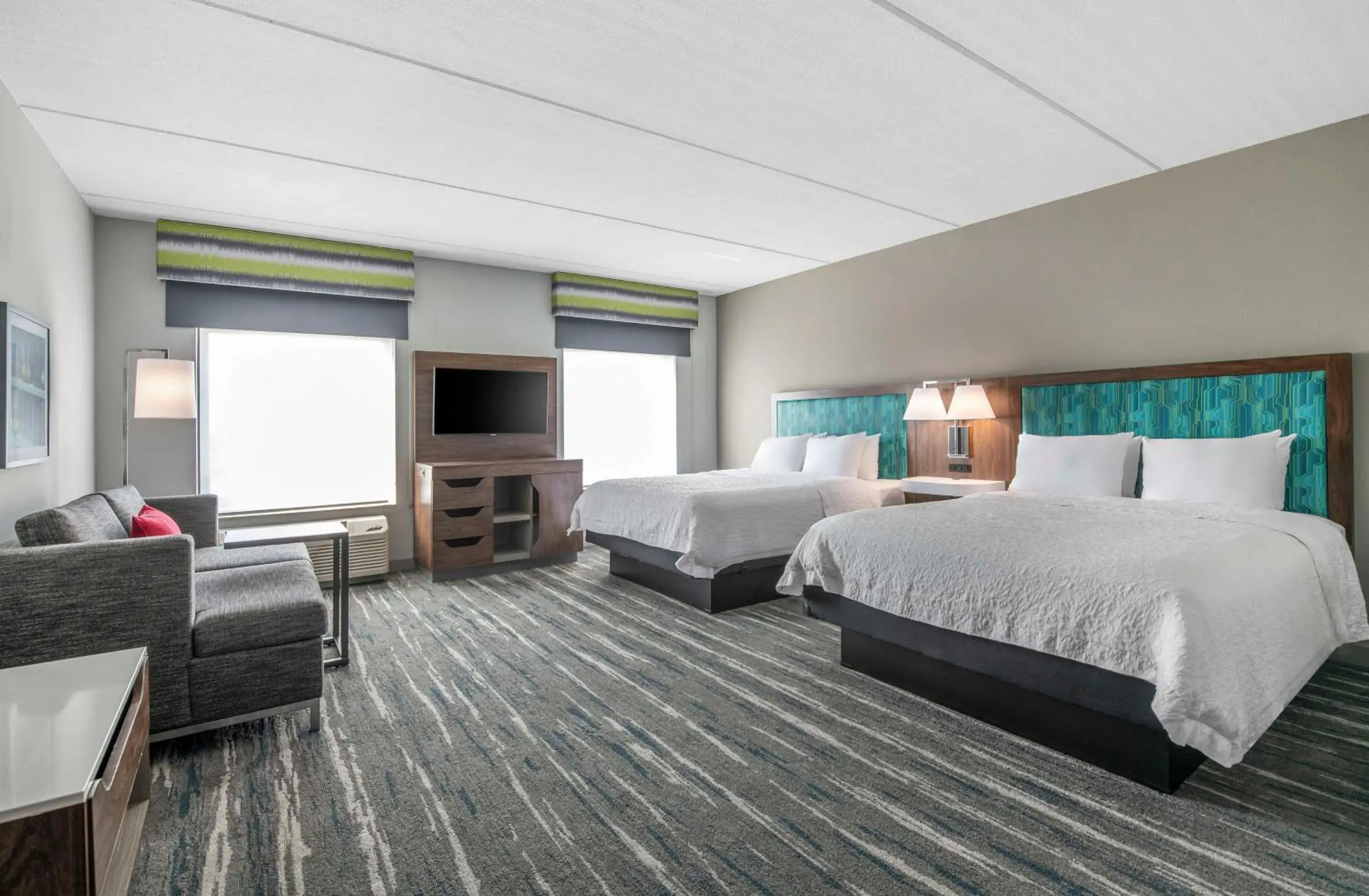 Queen Studio Suite with Two Queen Beds - Non-Smoking in Hampton Inn & Suites Dallas-Allen Queen Studio Suite with Two Queen Beds - Non-Smoking in Hampton Inn & Suites Dallas-Allen