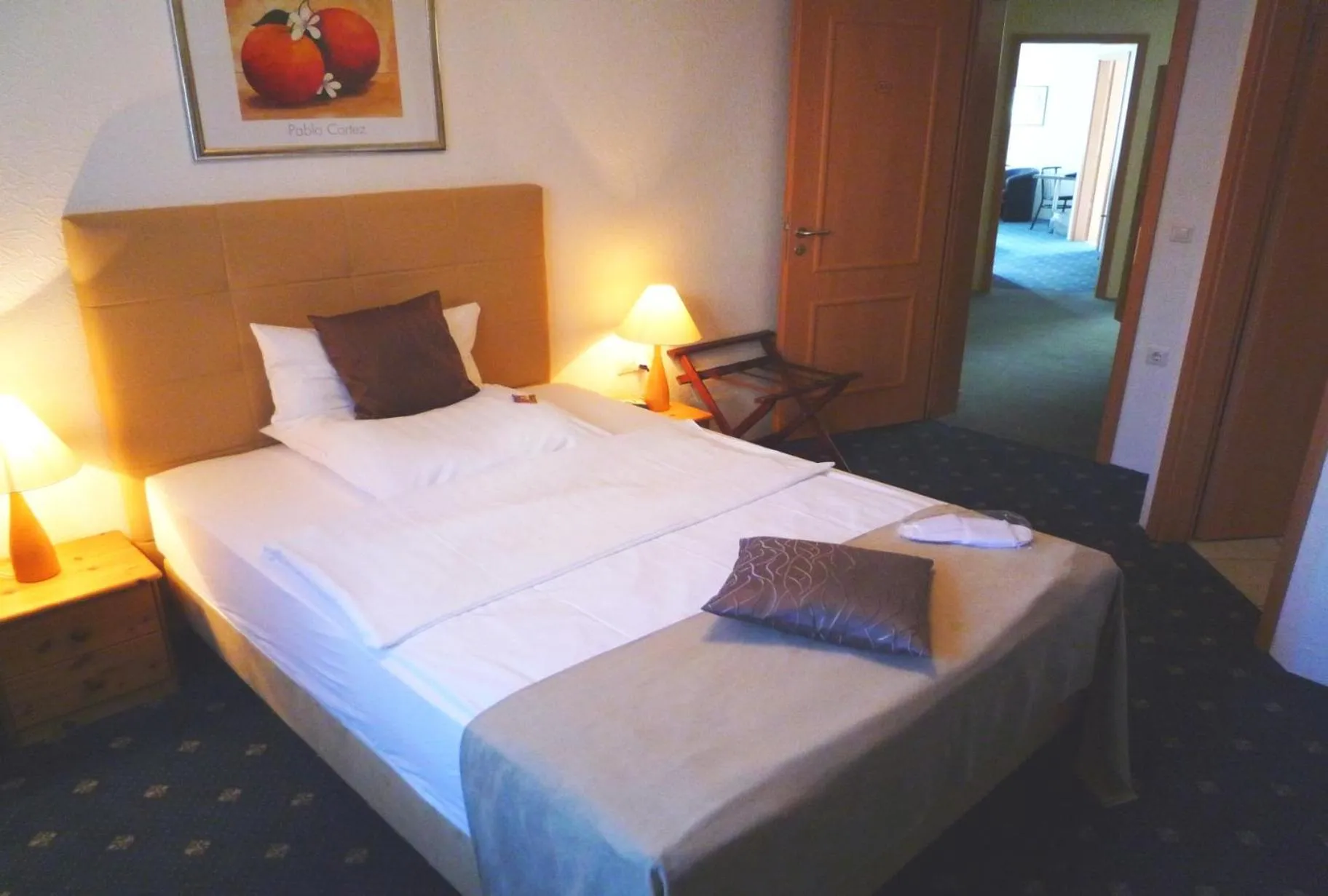 Bed in Hotel Abalone